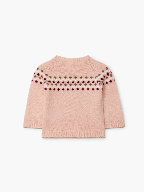 Knitted jacquard sweater Knitted jacquard sweater