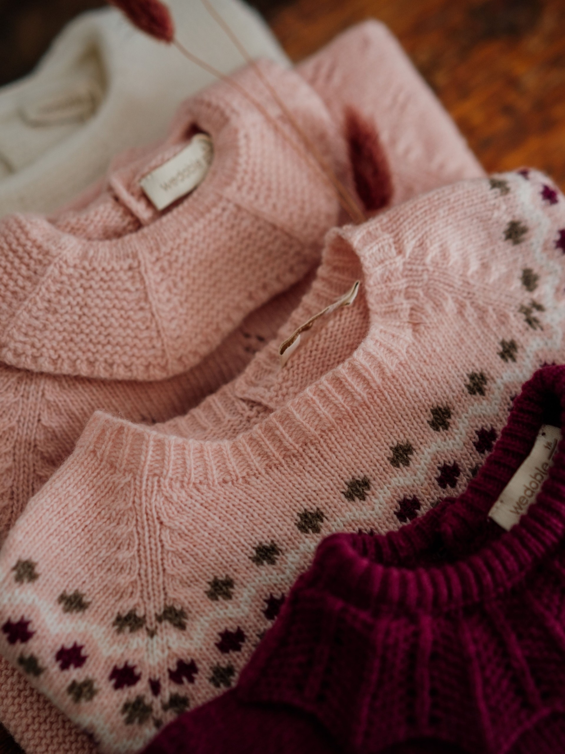 Knitted wool dress