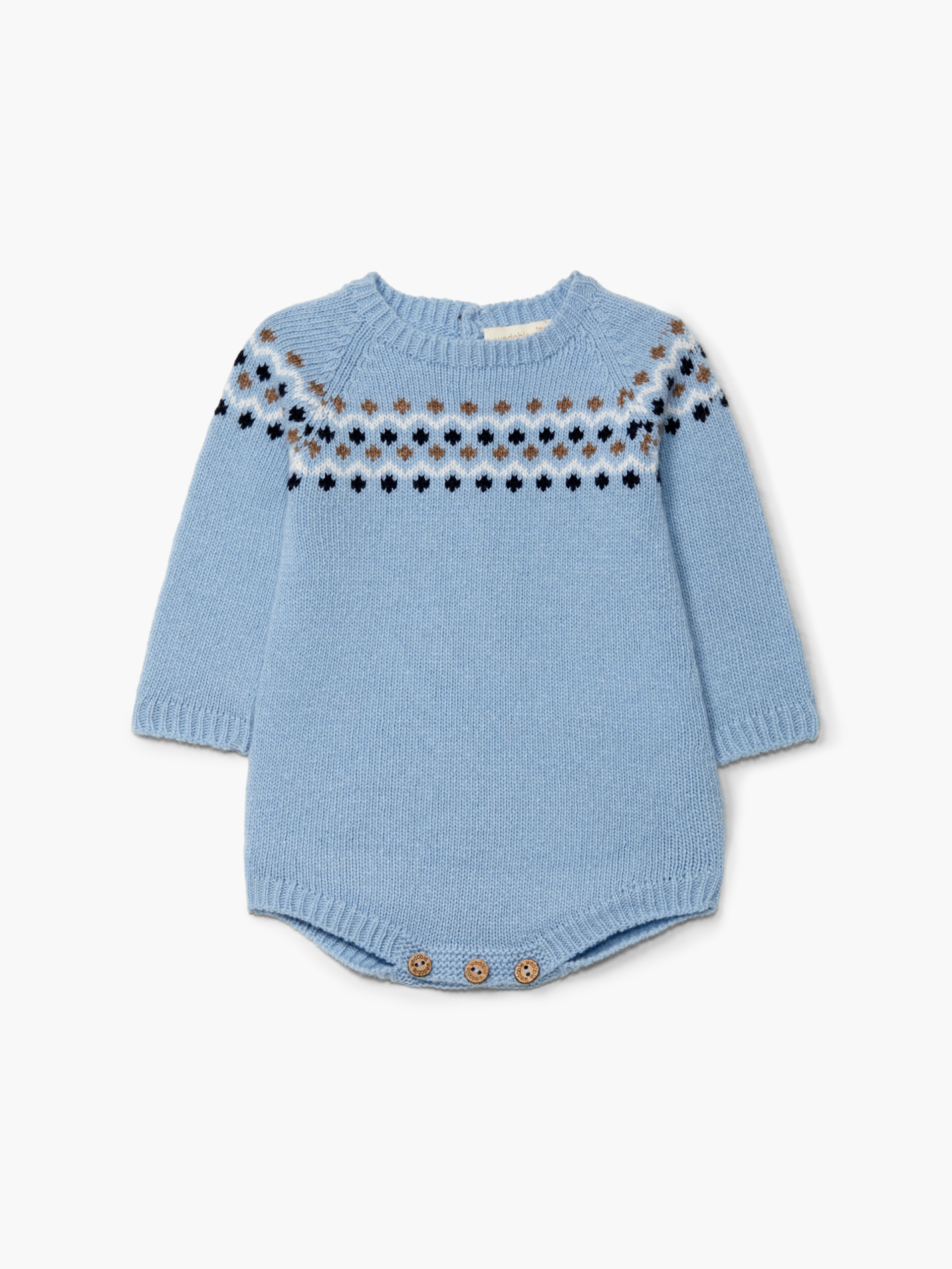 Knitted jacquard shortie