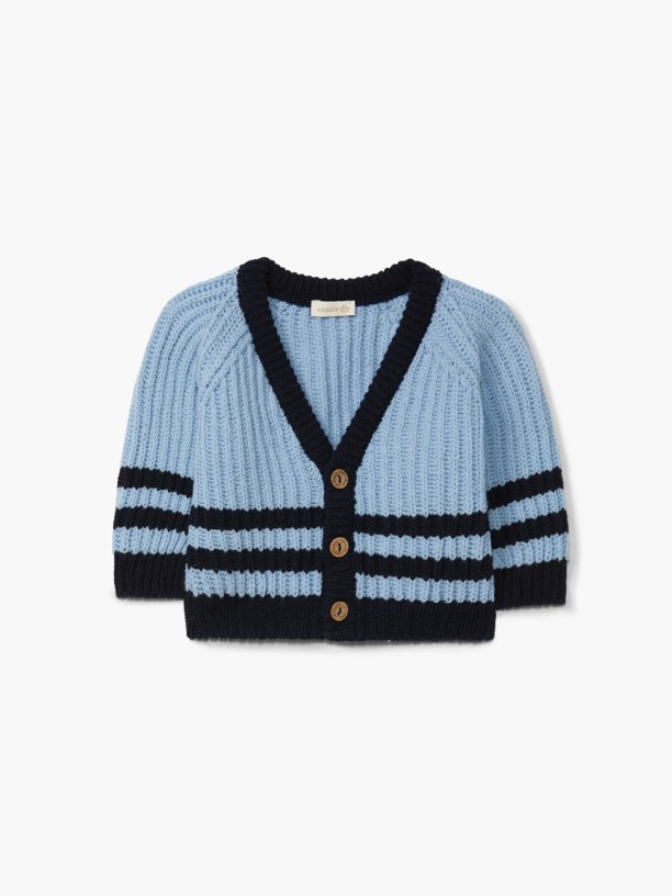 V-neck cardigan V-neck cardigan