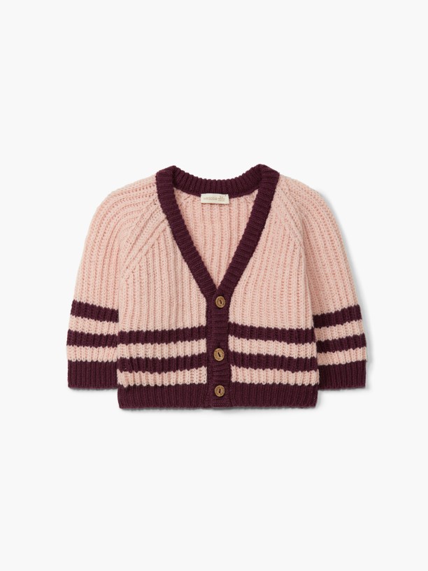 V-neck cardigan V-neck cardigan