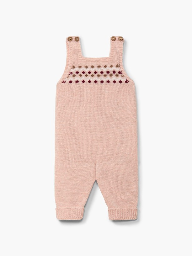 Knitted wool dungarees Knitted wool dungarees
