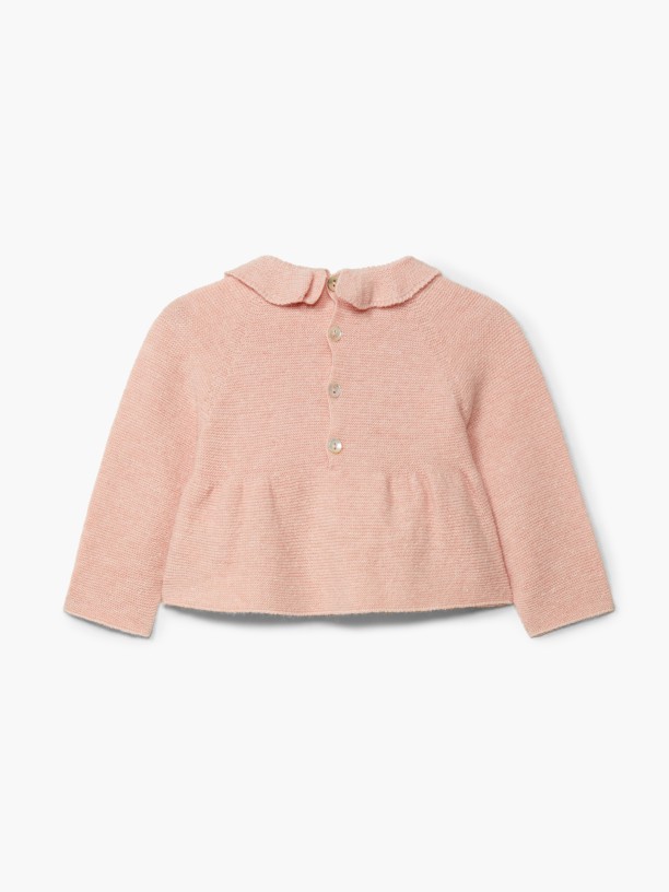 Knitted wool sweater