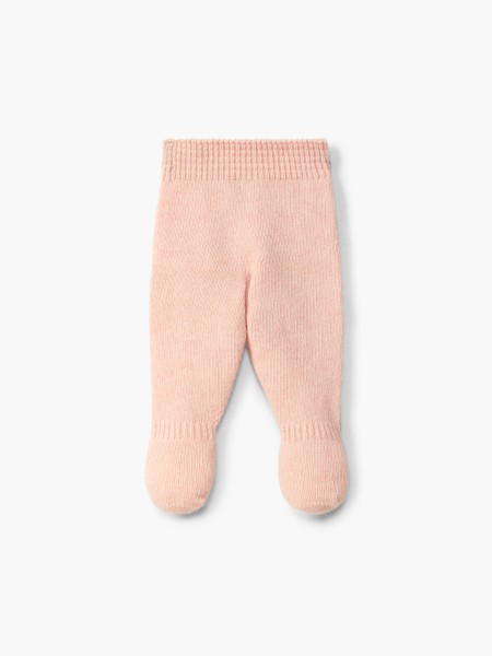 Knitted wool trousers