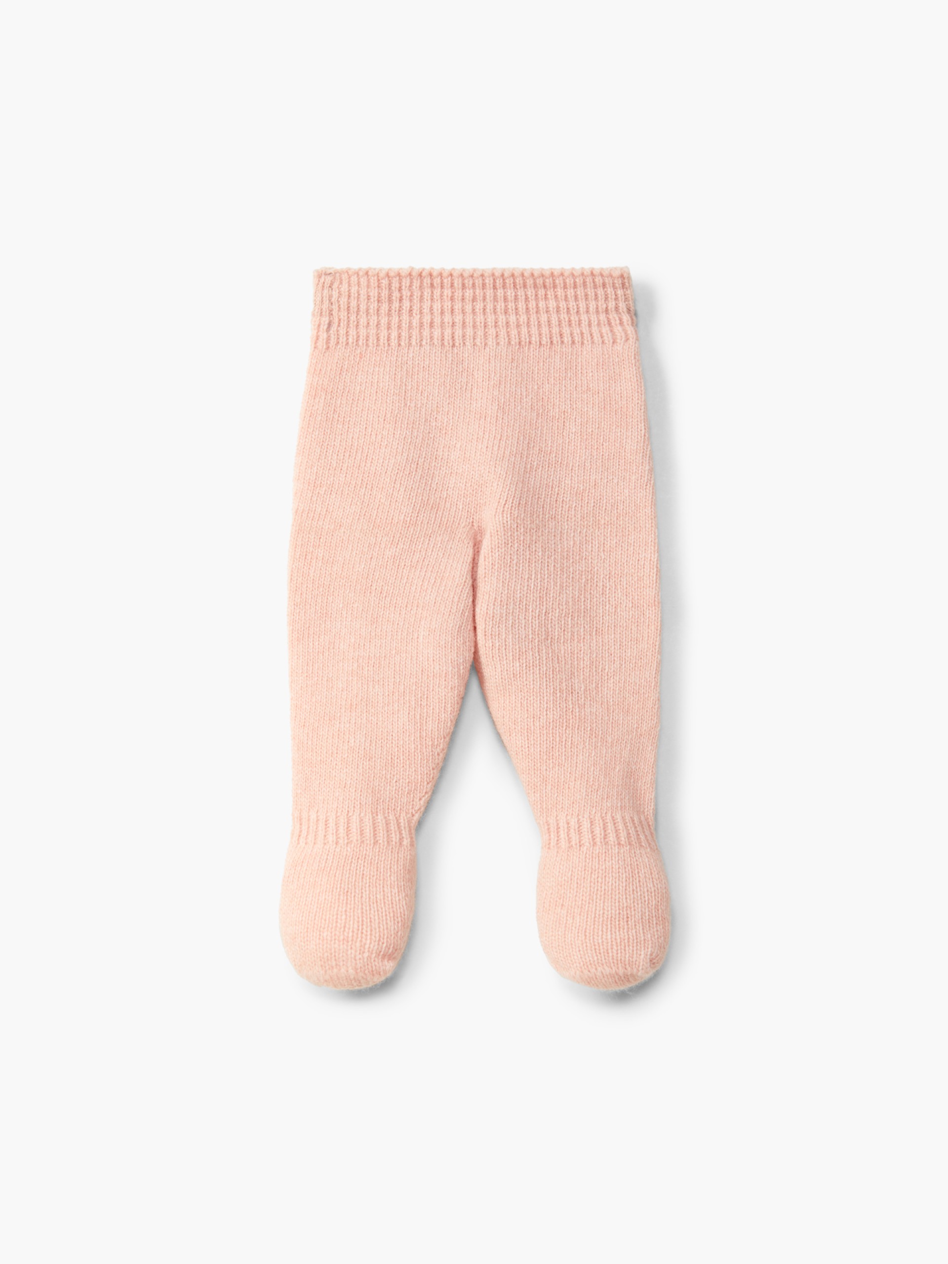 Knitted wool trousers