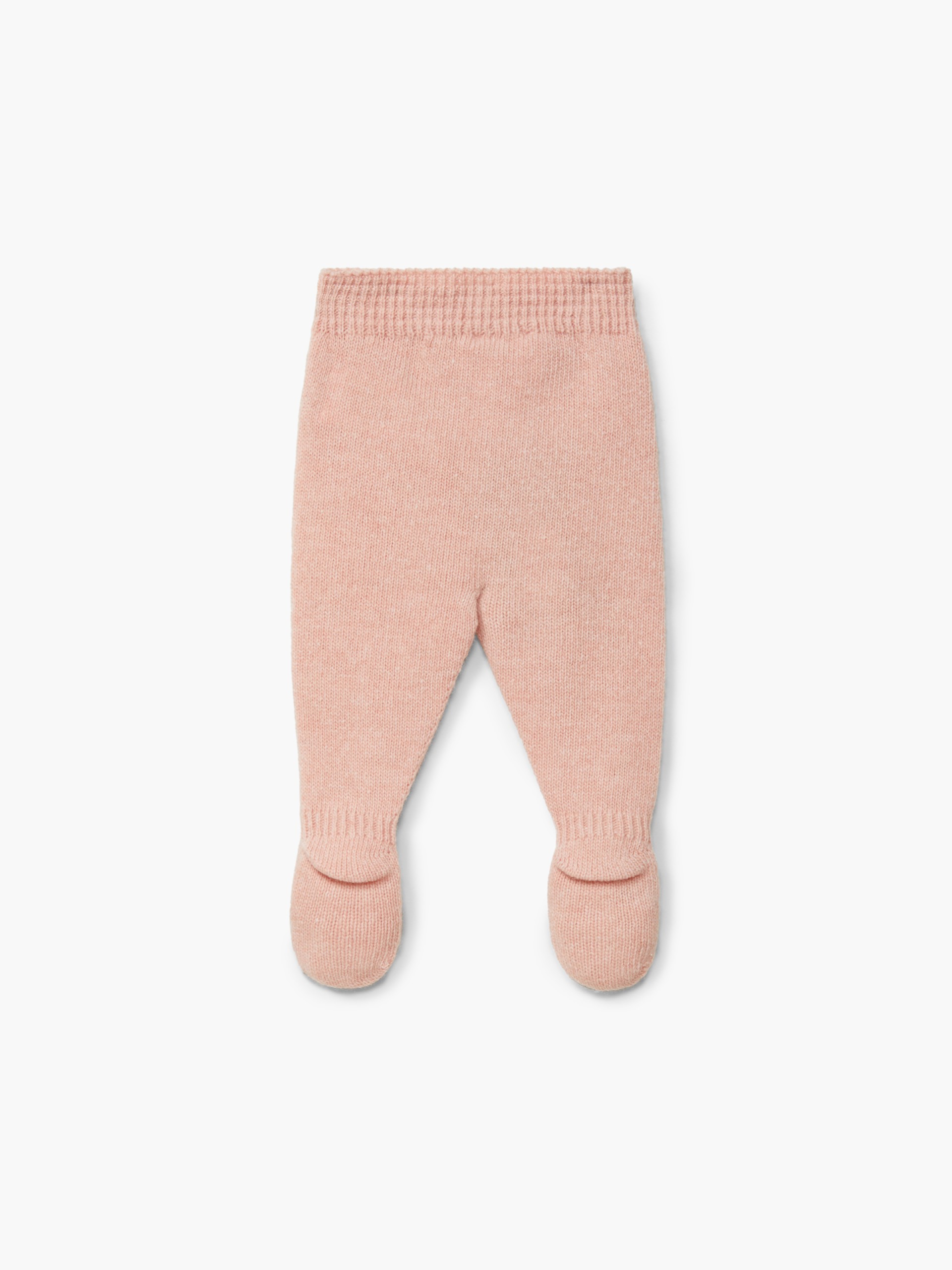 Knitted wool trousers