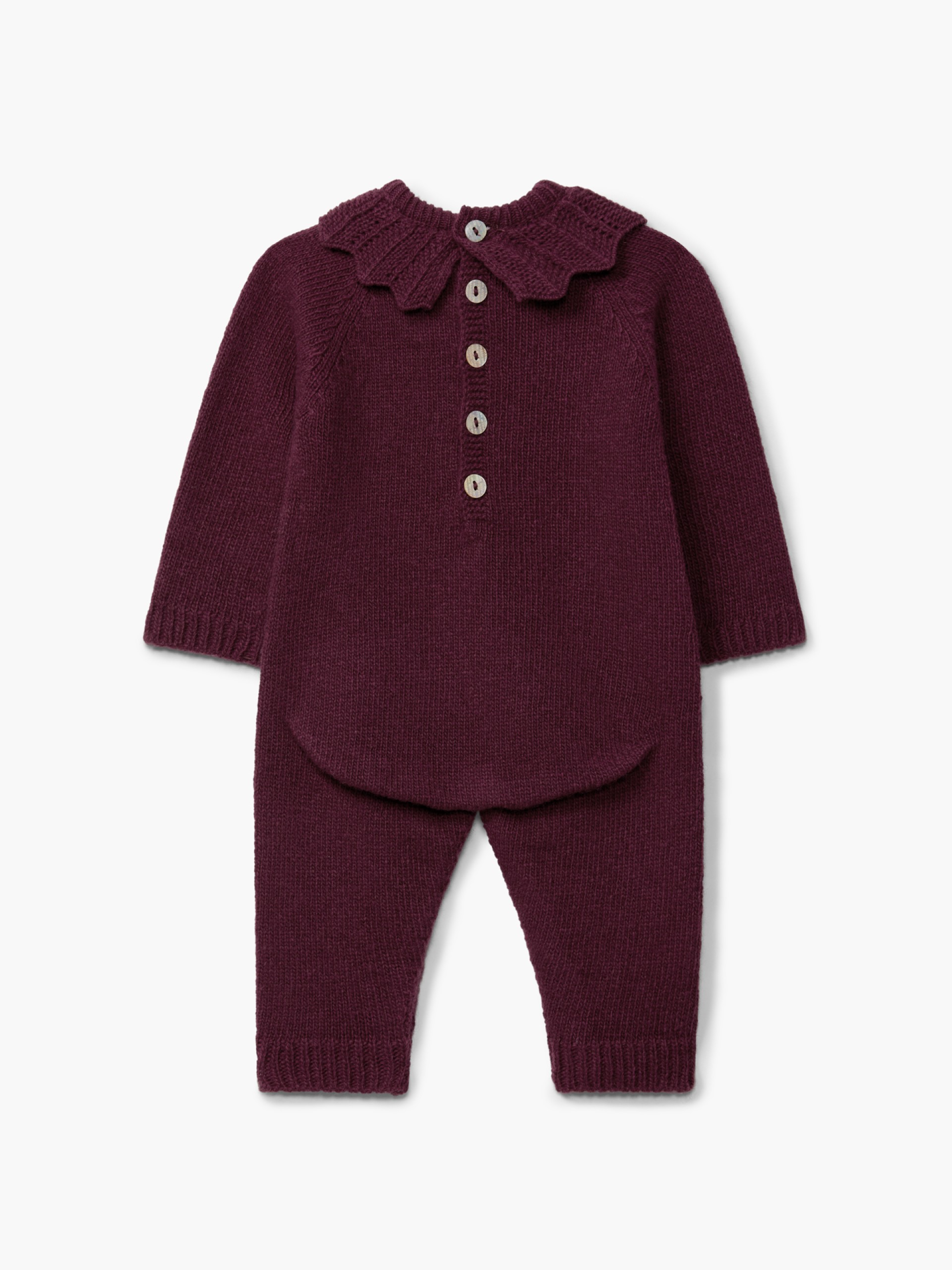 Knitted wool jumpsuit