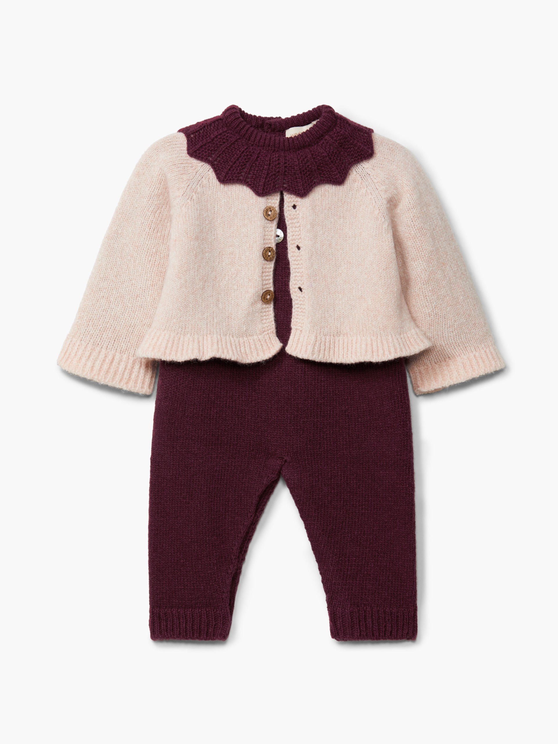 Knitted wool jumpsuit