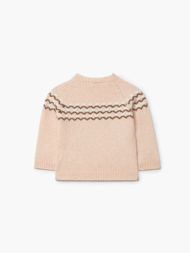 Knitted jacquard sweater Knitted jacquard sweater