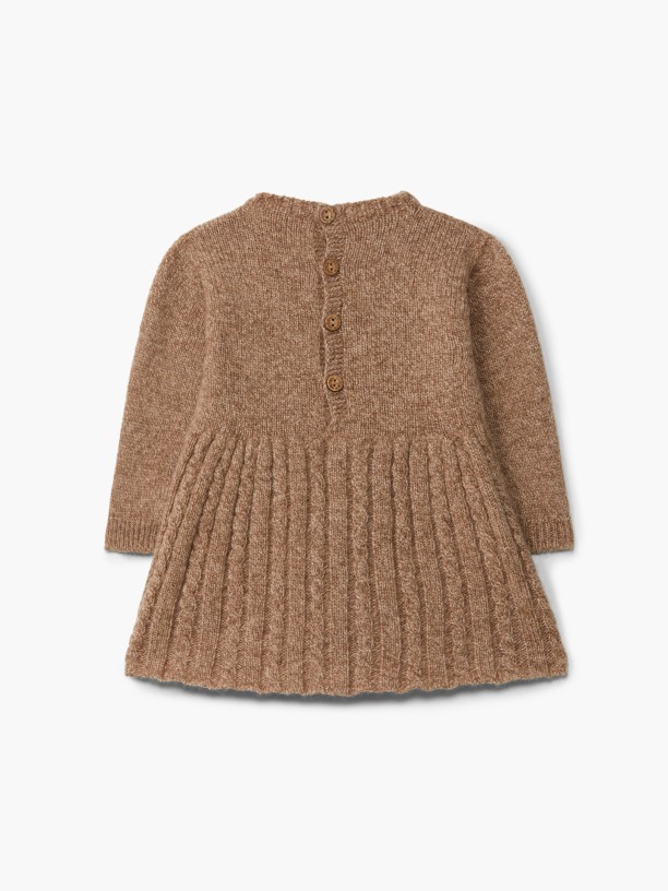Knitted wool dress