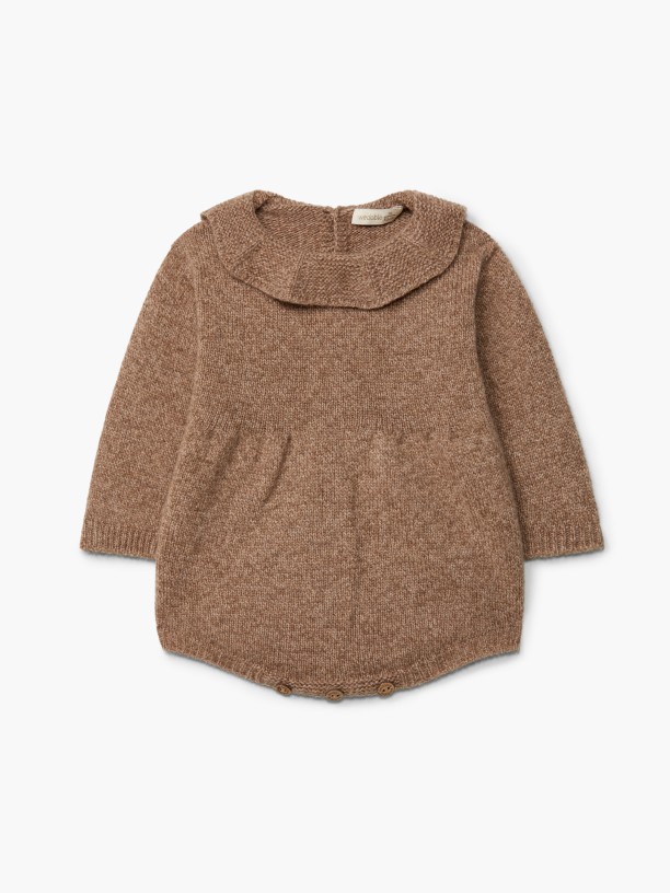 Knitted wool shortie
