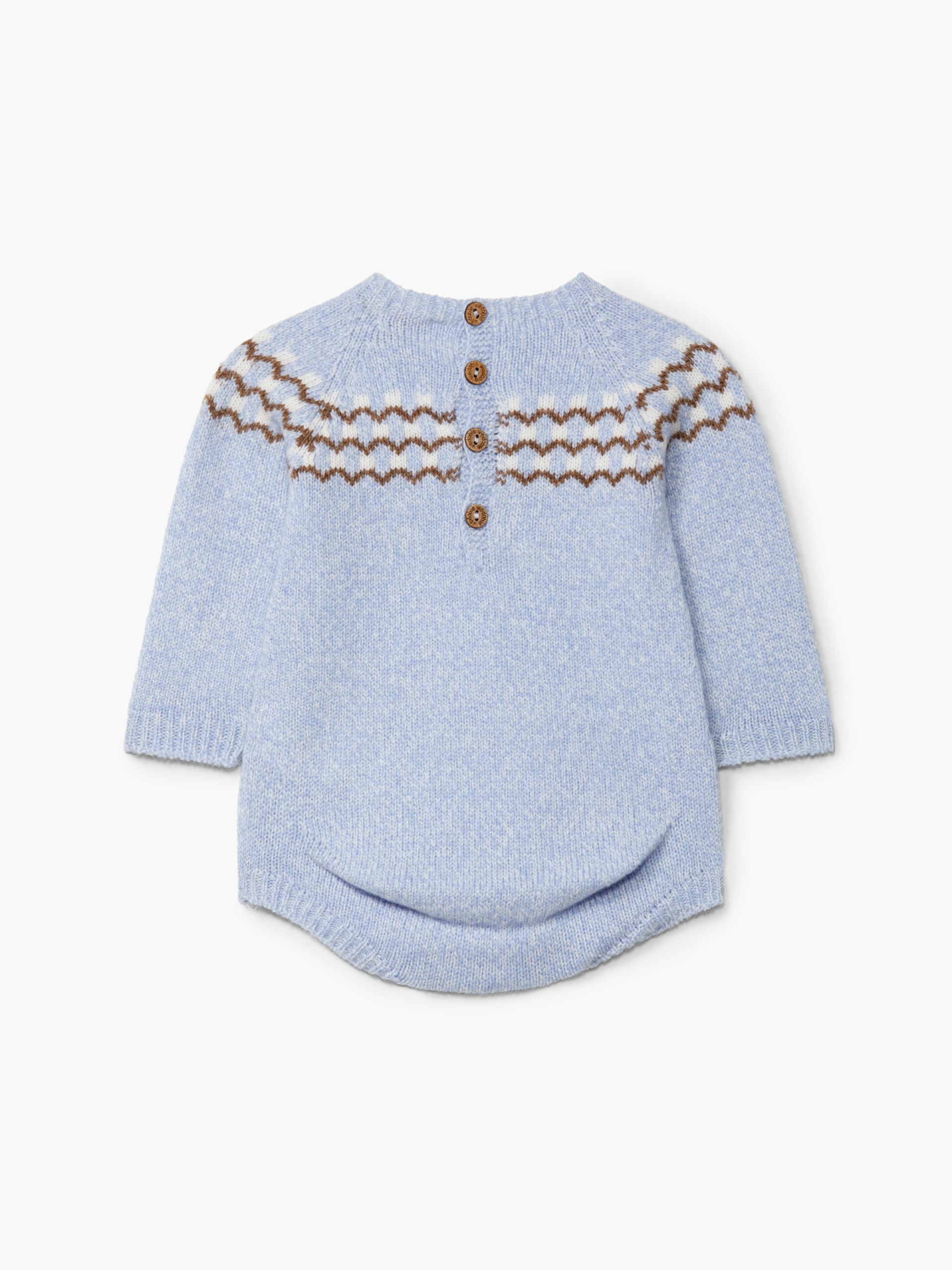 Knitted jacquard shortie