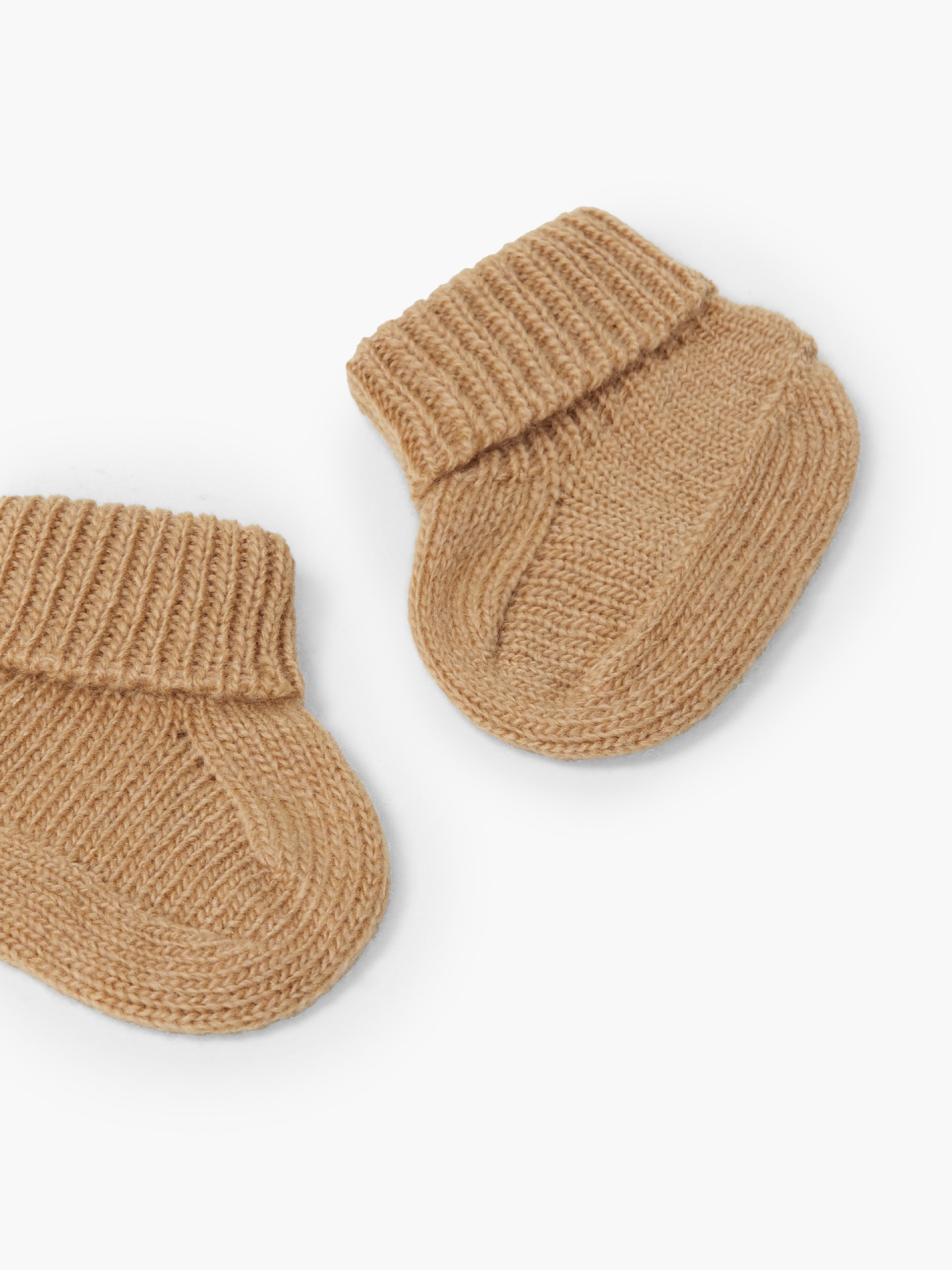 Knitted booties