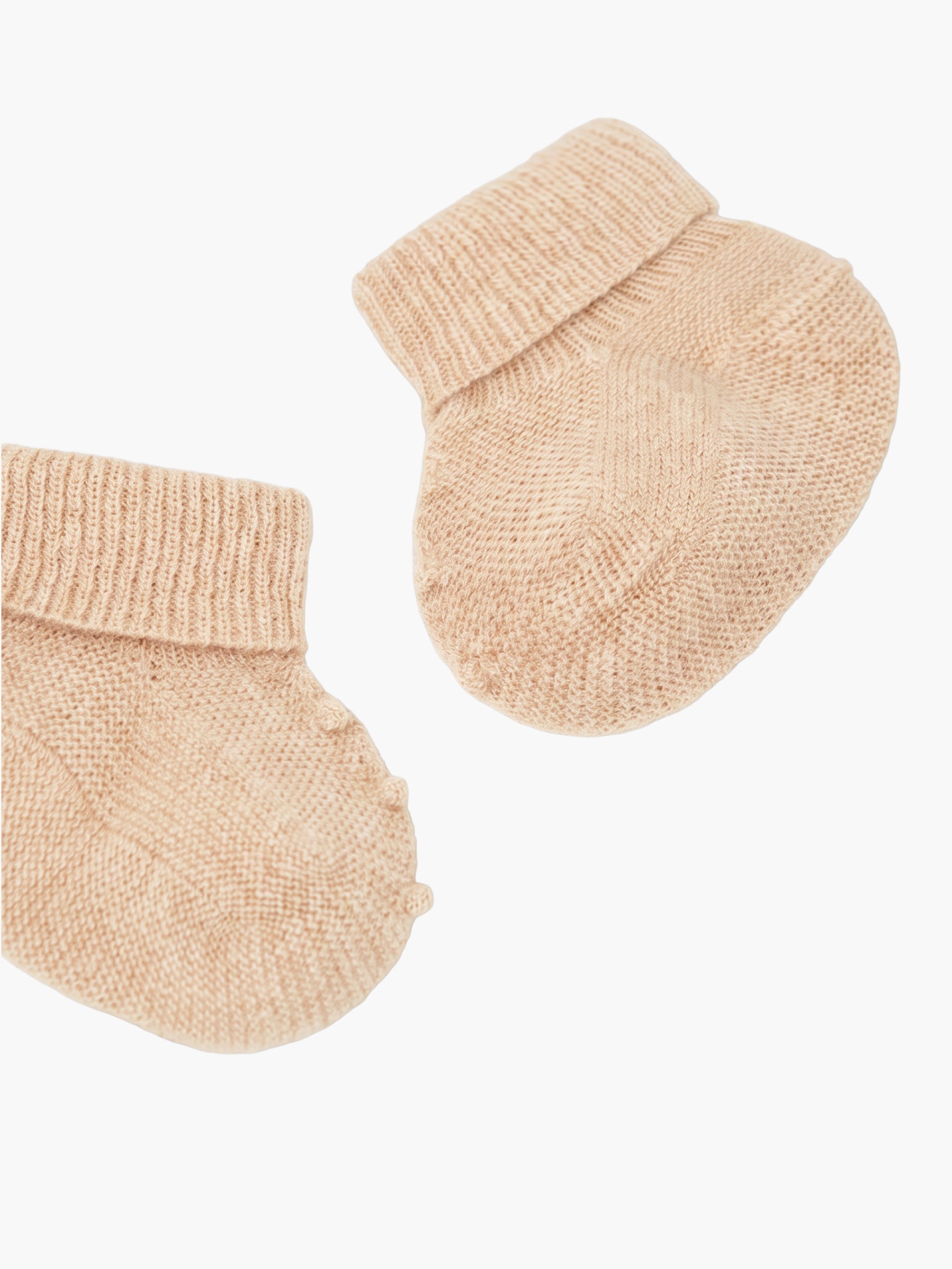 Knitted booties