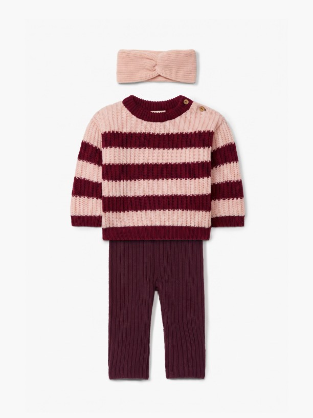 Knitted wool trousers Knitted wool trousers