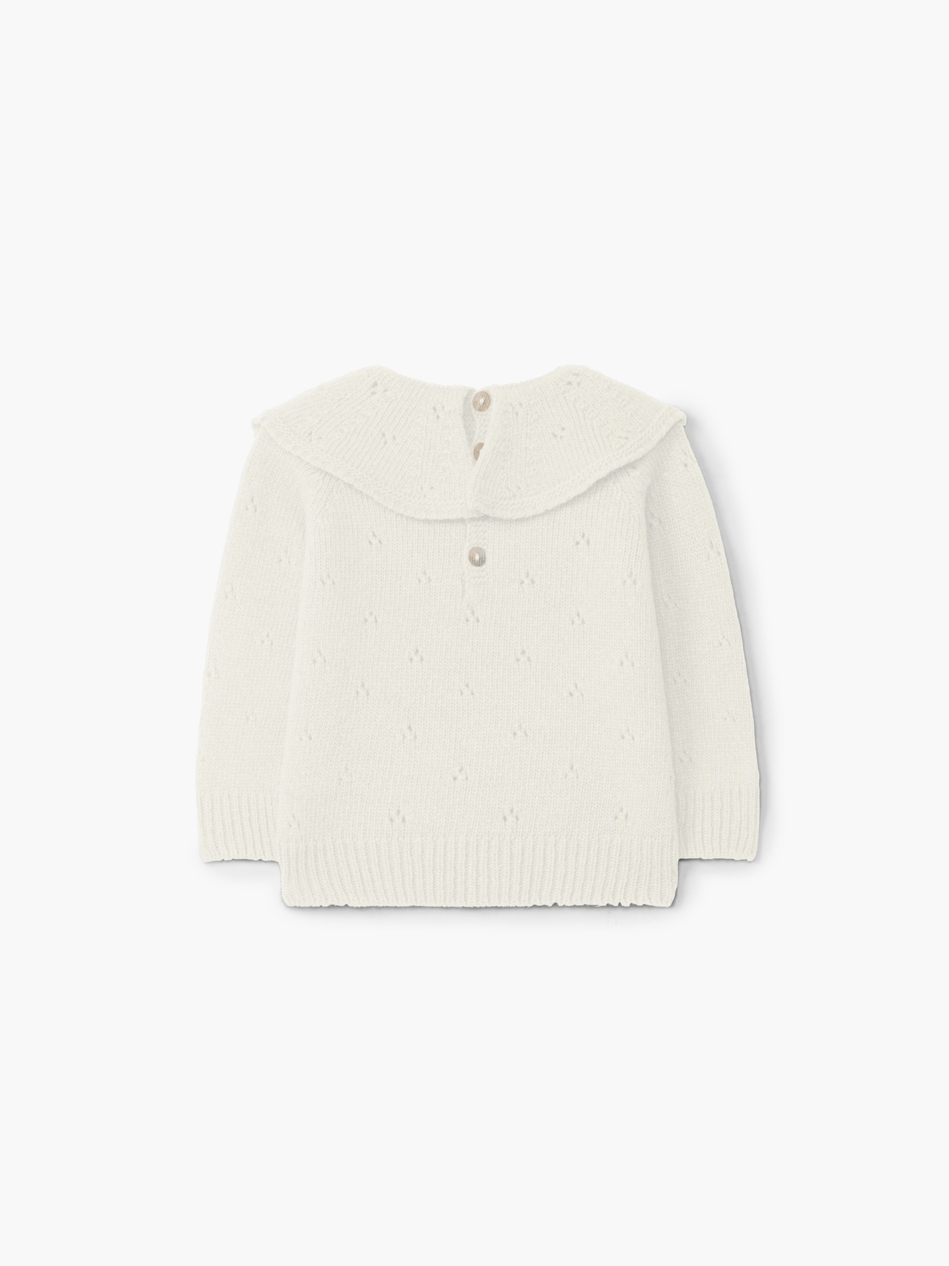 Knitted wool sweater