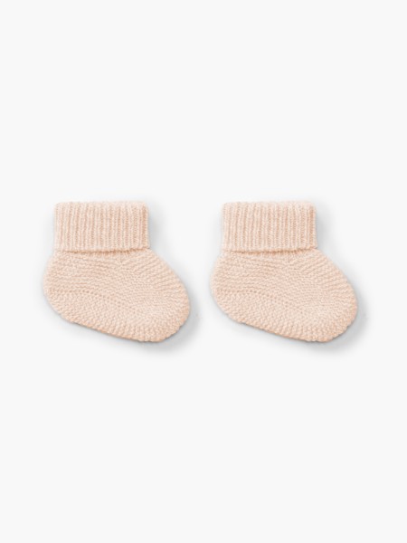 Knitted wool booties Knitted wool booties