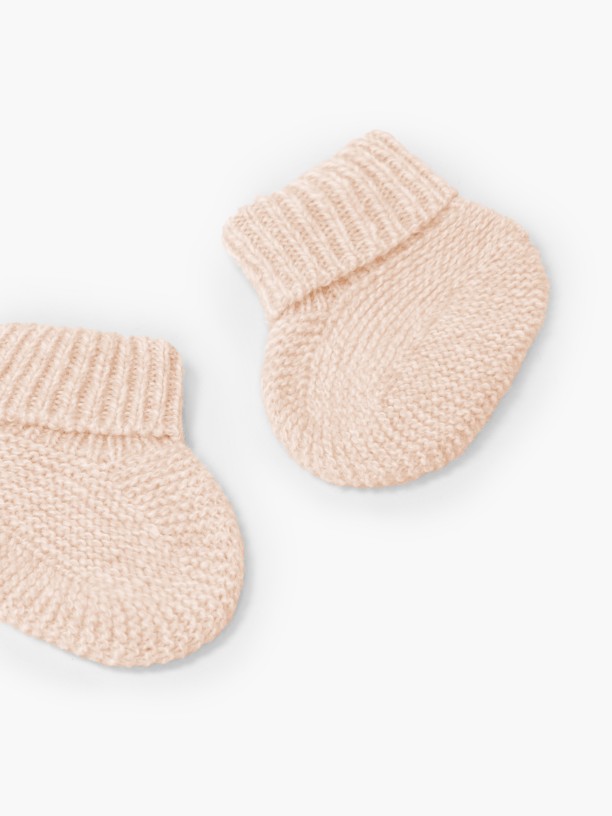 Knitted wool booties Knitted wool booties