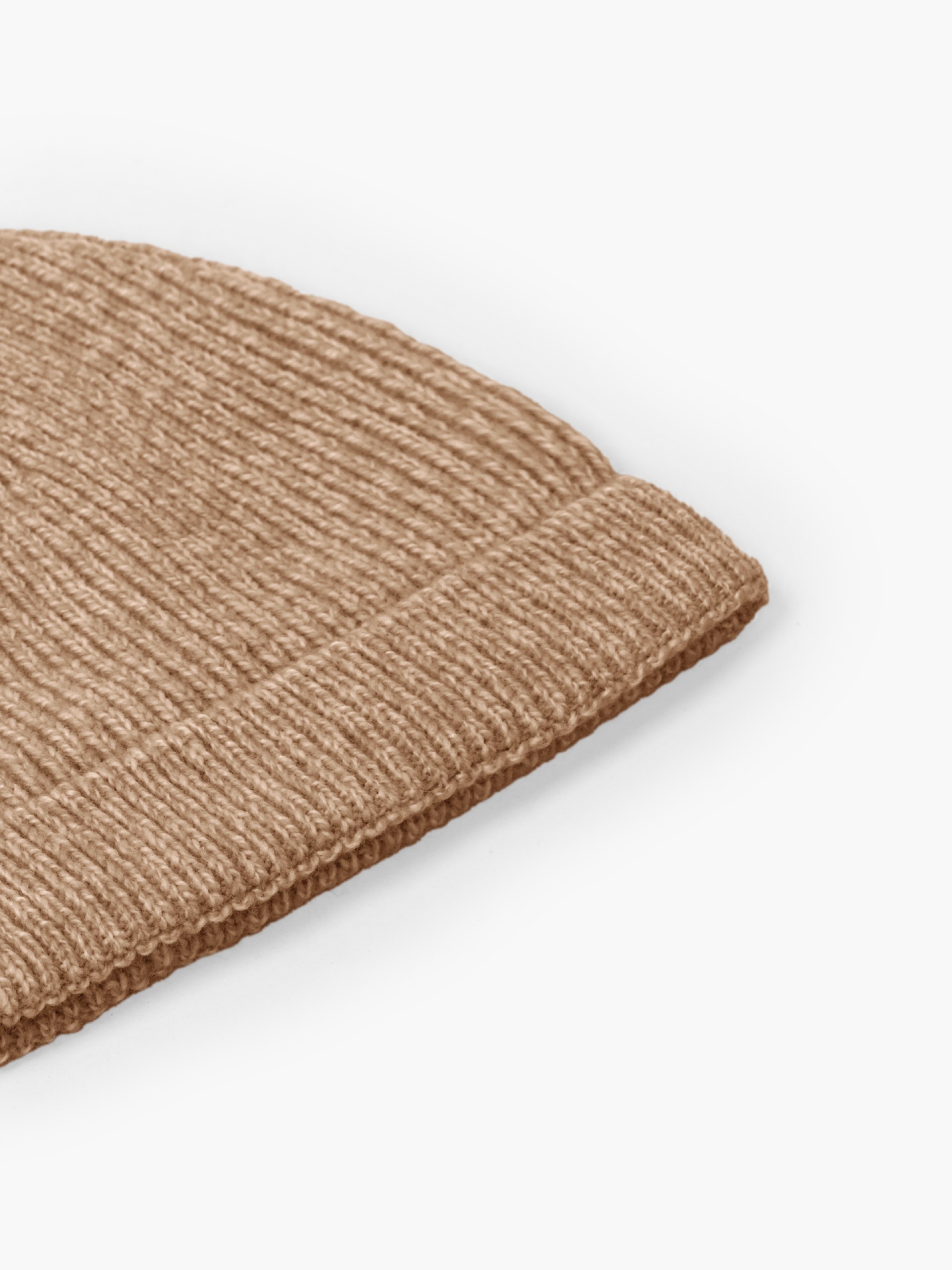 Knitted wool beanie