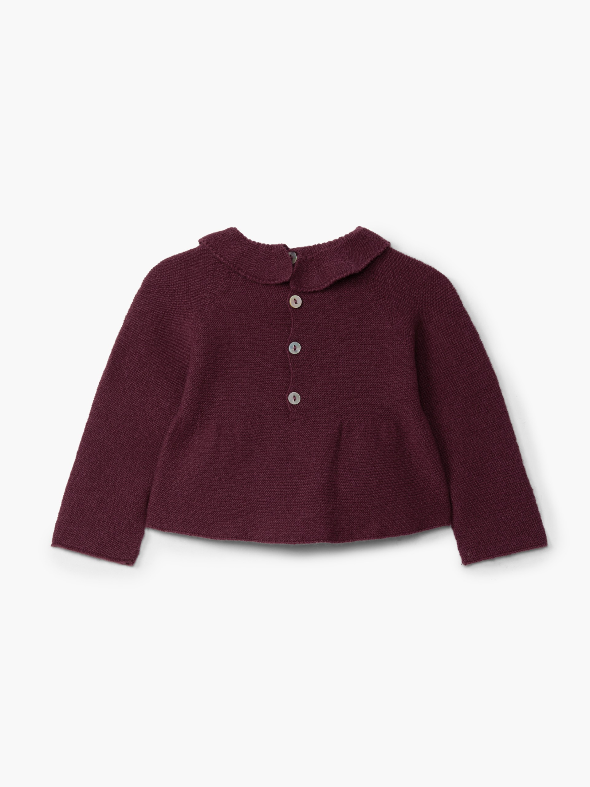 Knitted wool sweater