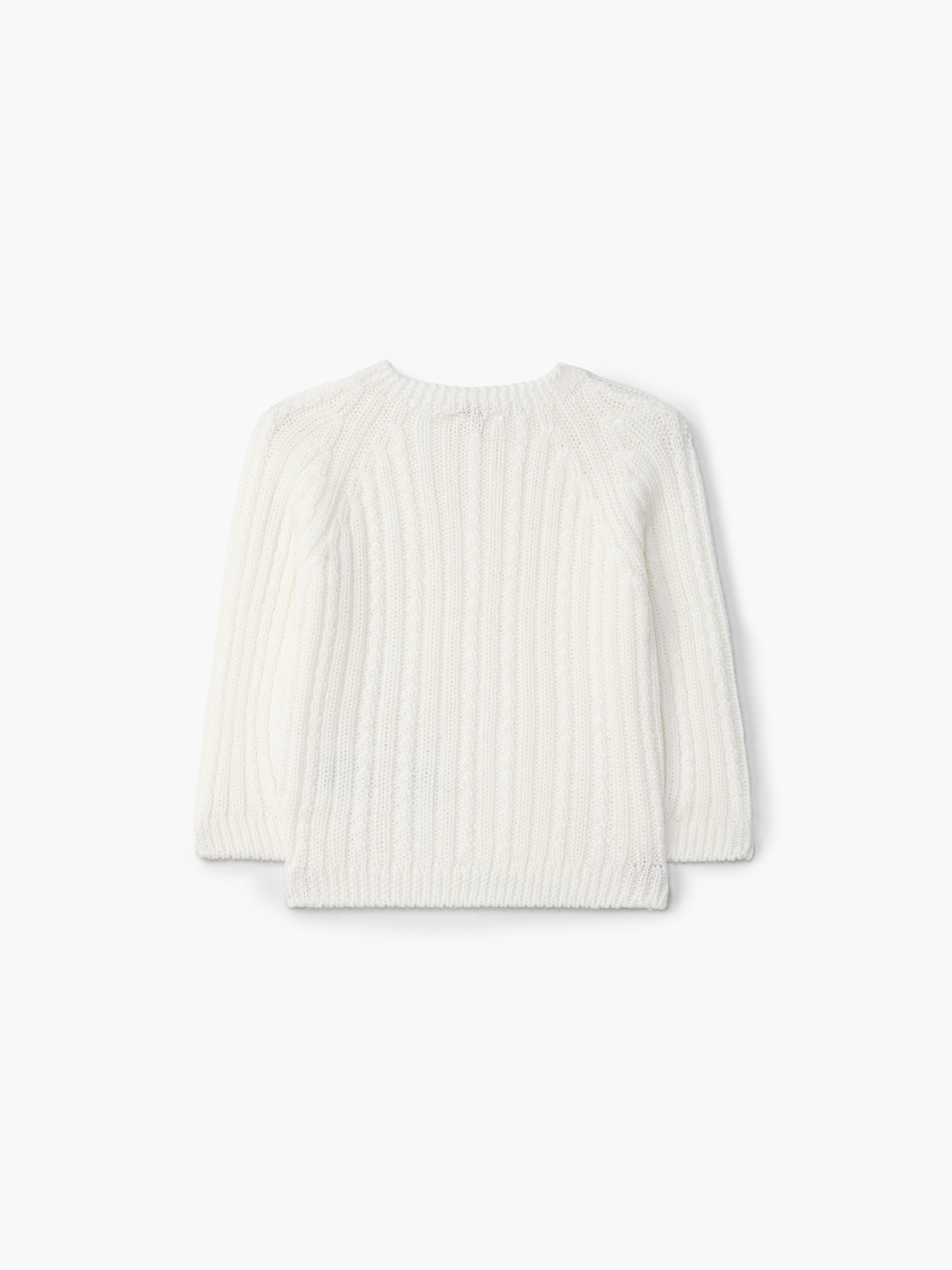 Knitted wool cardigan