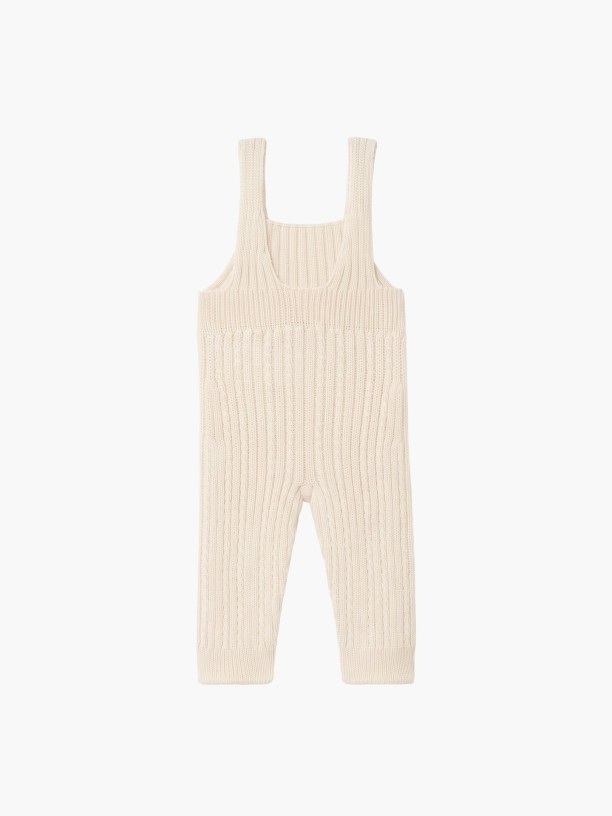 Knitted wool dungarees Knitted wool dungarees