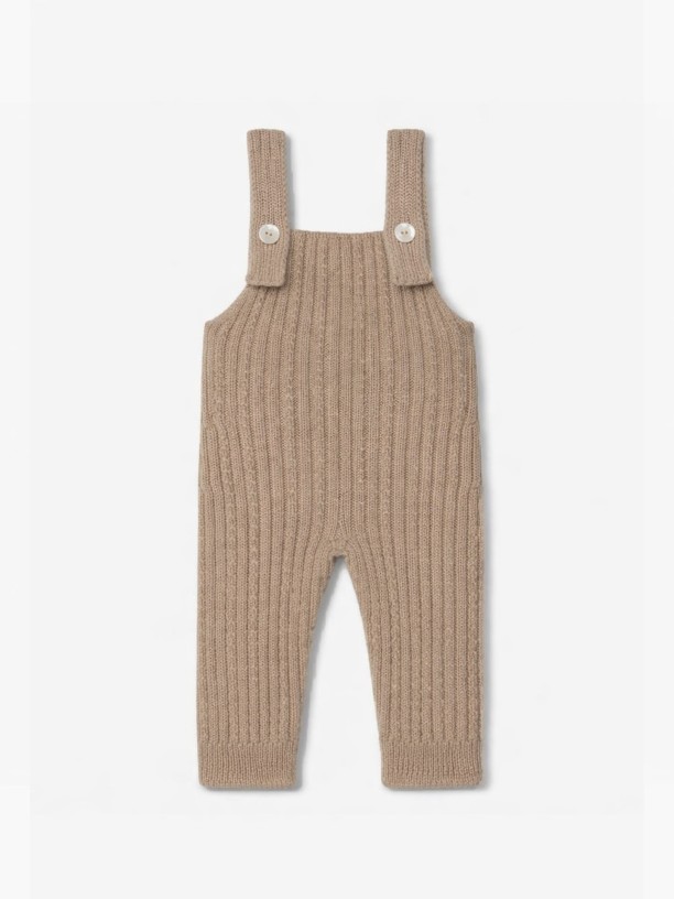Knitted wool dungarees Knitted wool dungarees