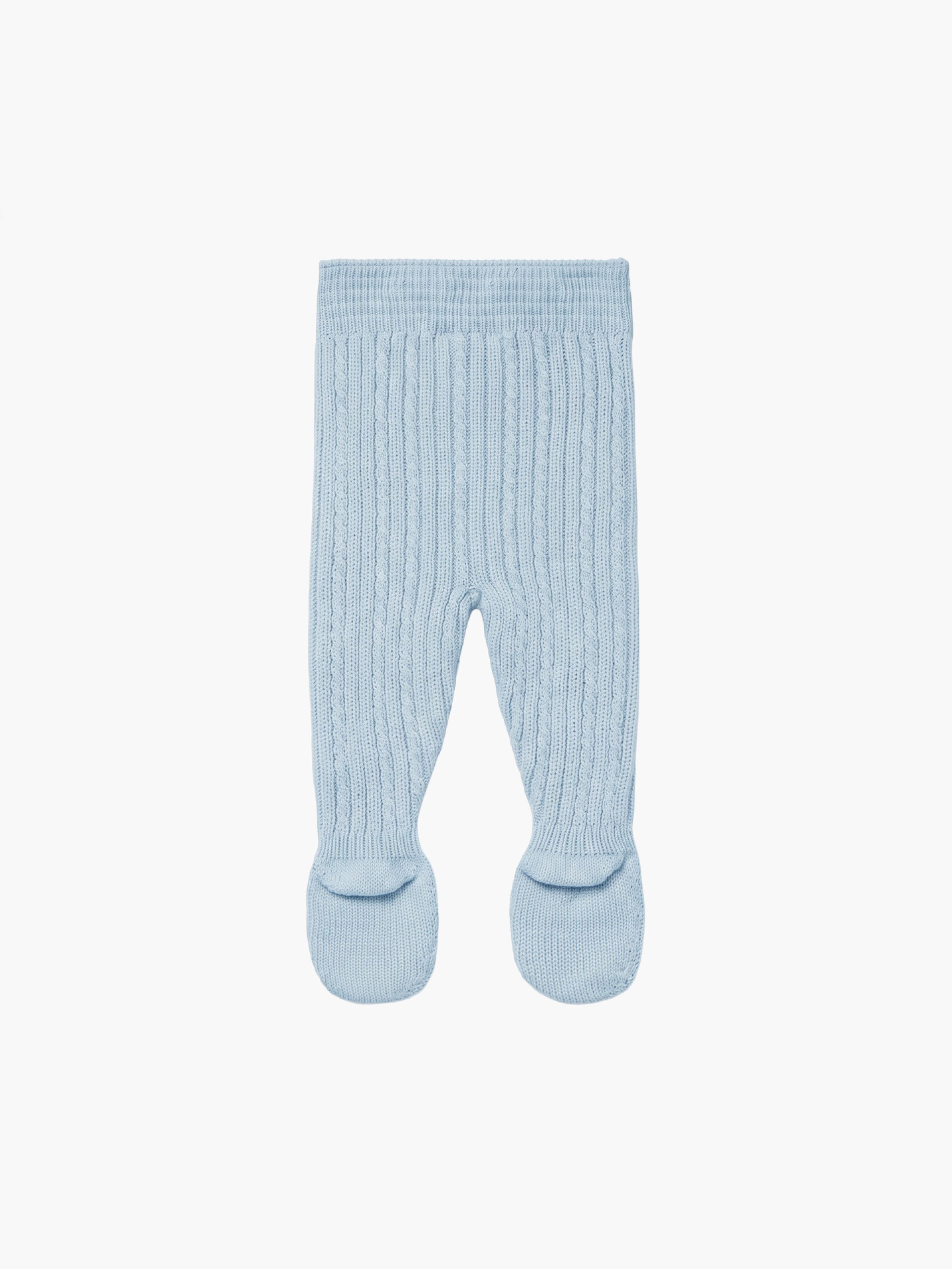 Knitted wool trousers