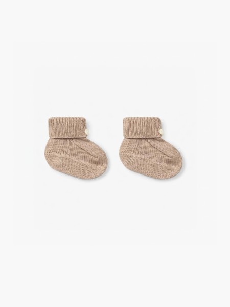 Knitted wool booties Knitted wool booties