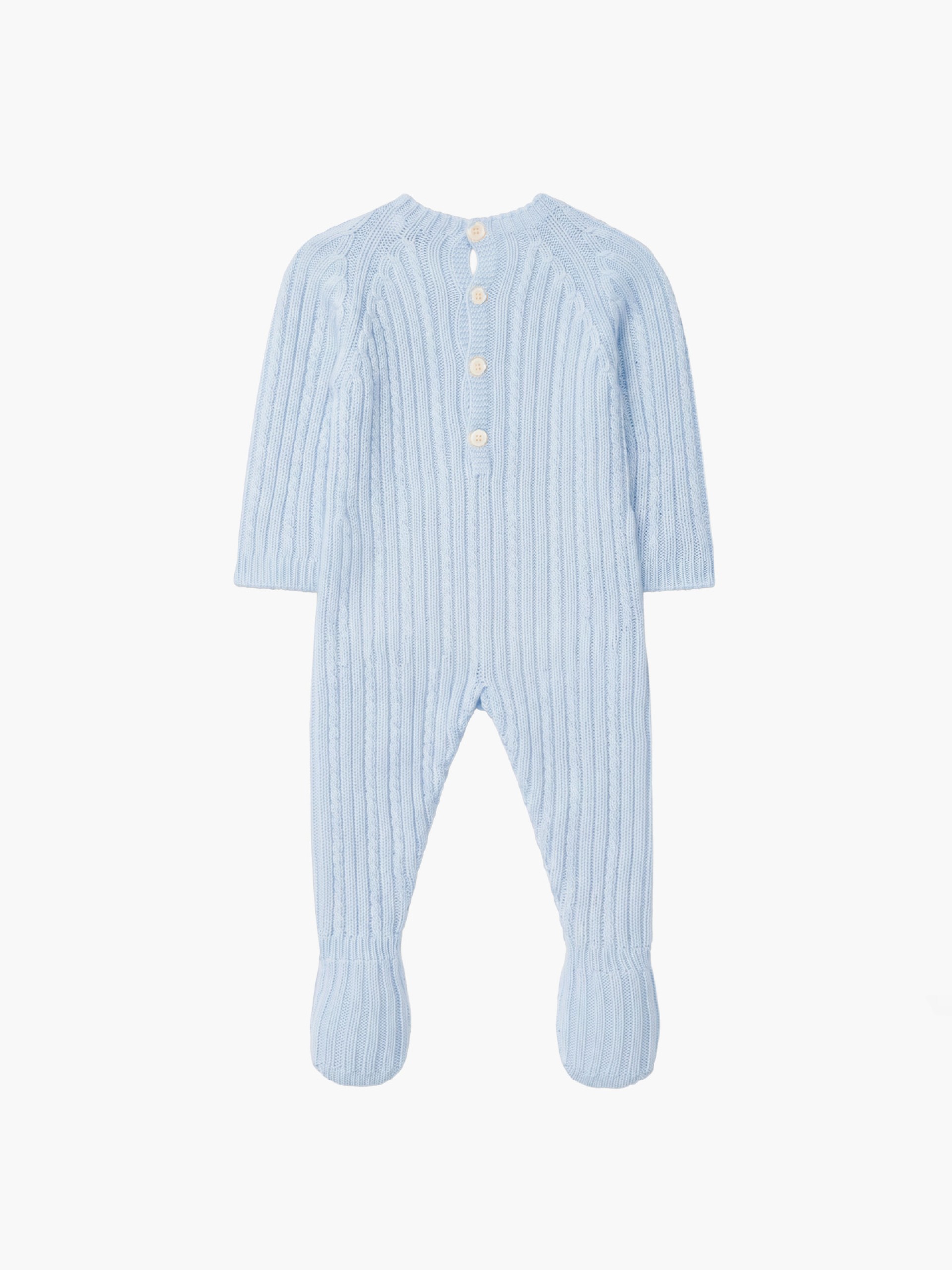 Knitted wool babygrow