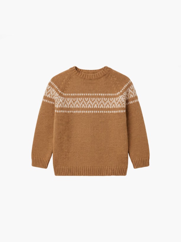Knitted jacquard sweater Knitted jacquard sweater