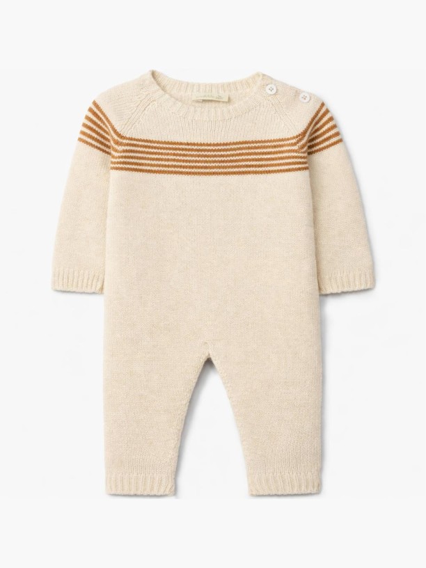 Knitted babygrow