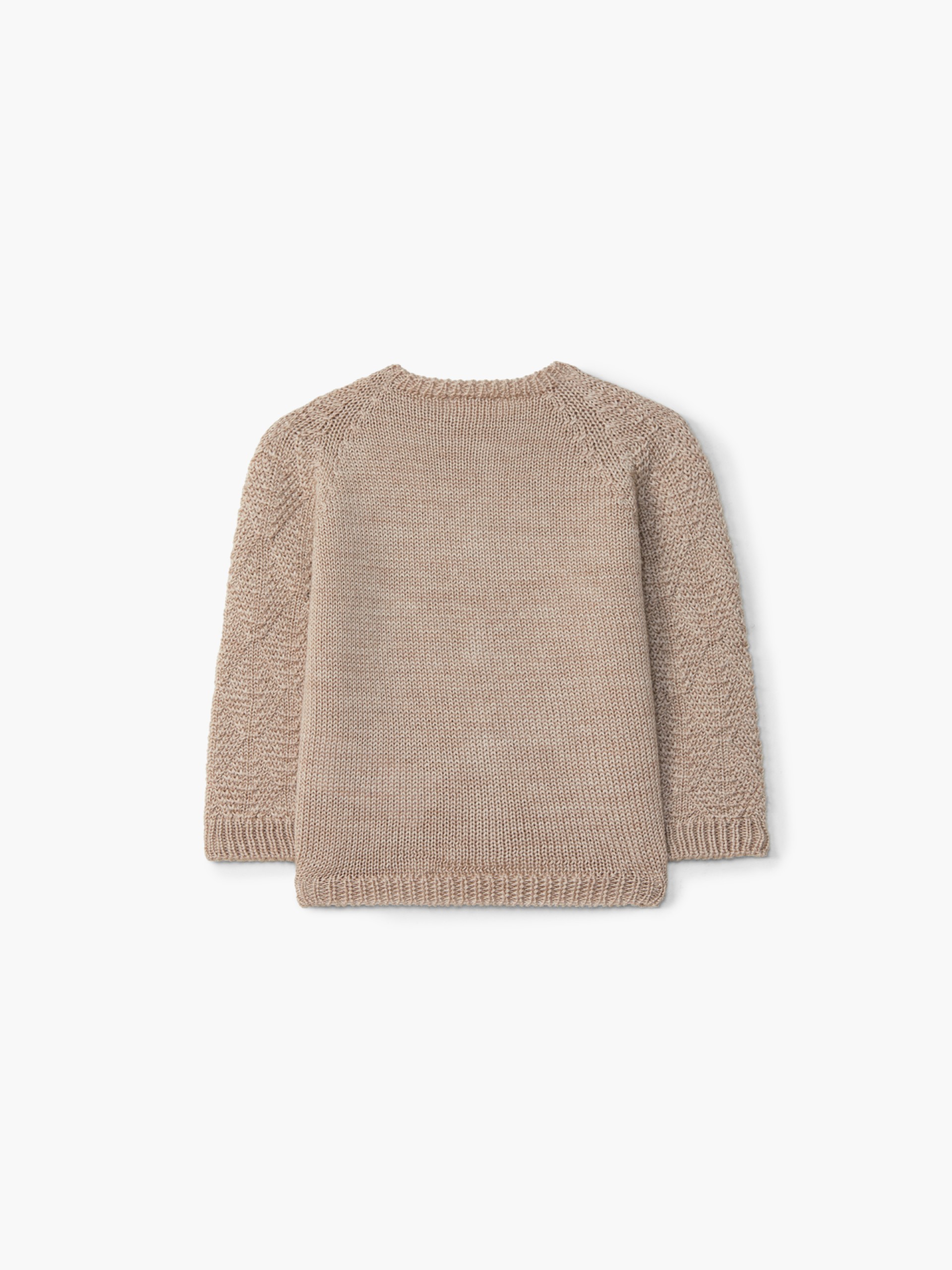 Knitted wool cardigan