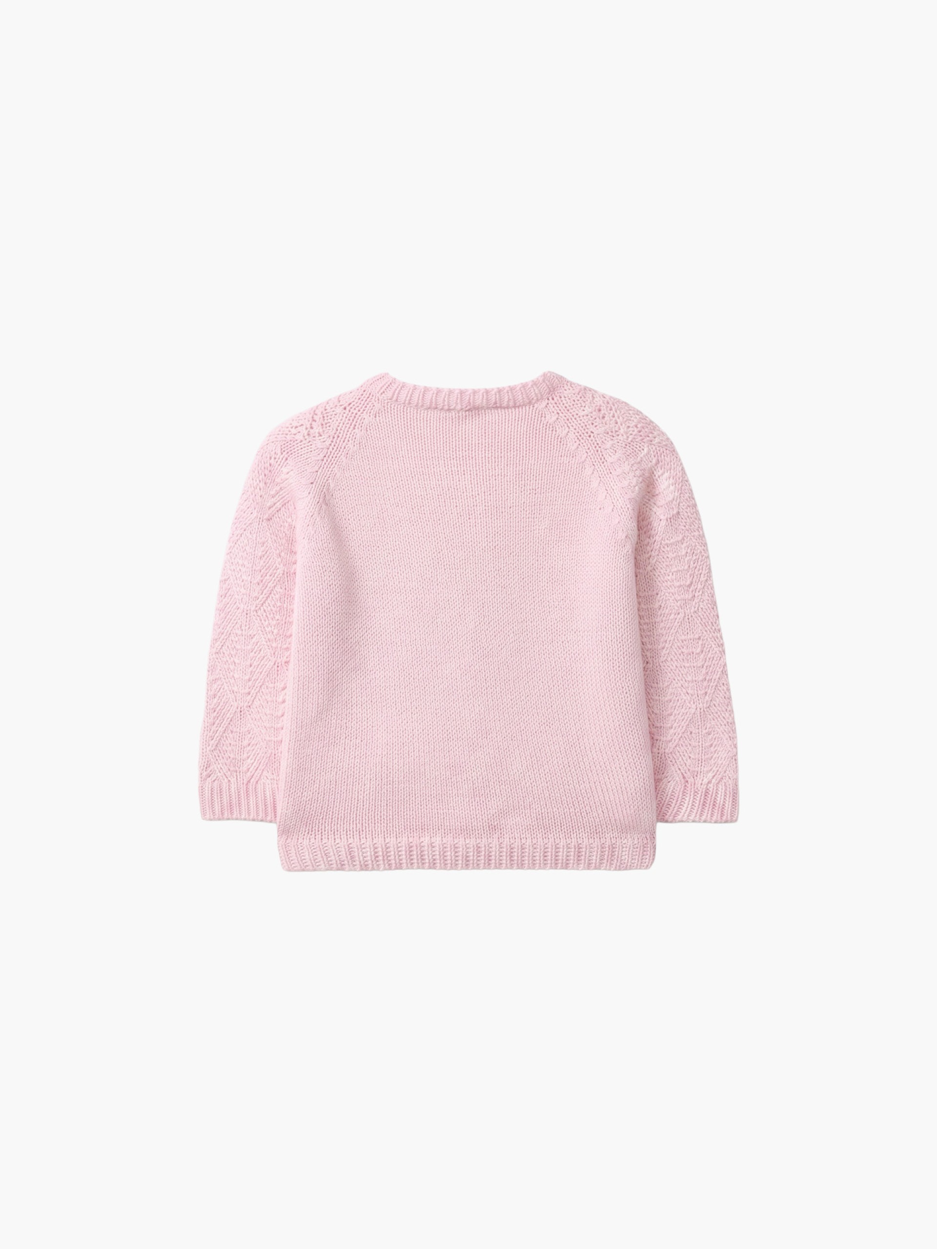 Knitted wool cardigan