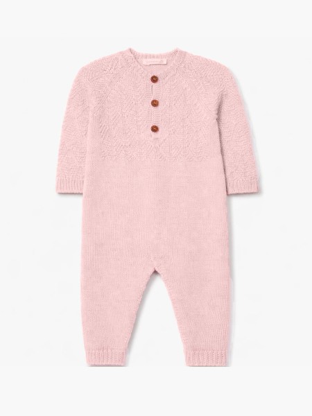 Knitted wool jumpsuit