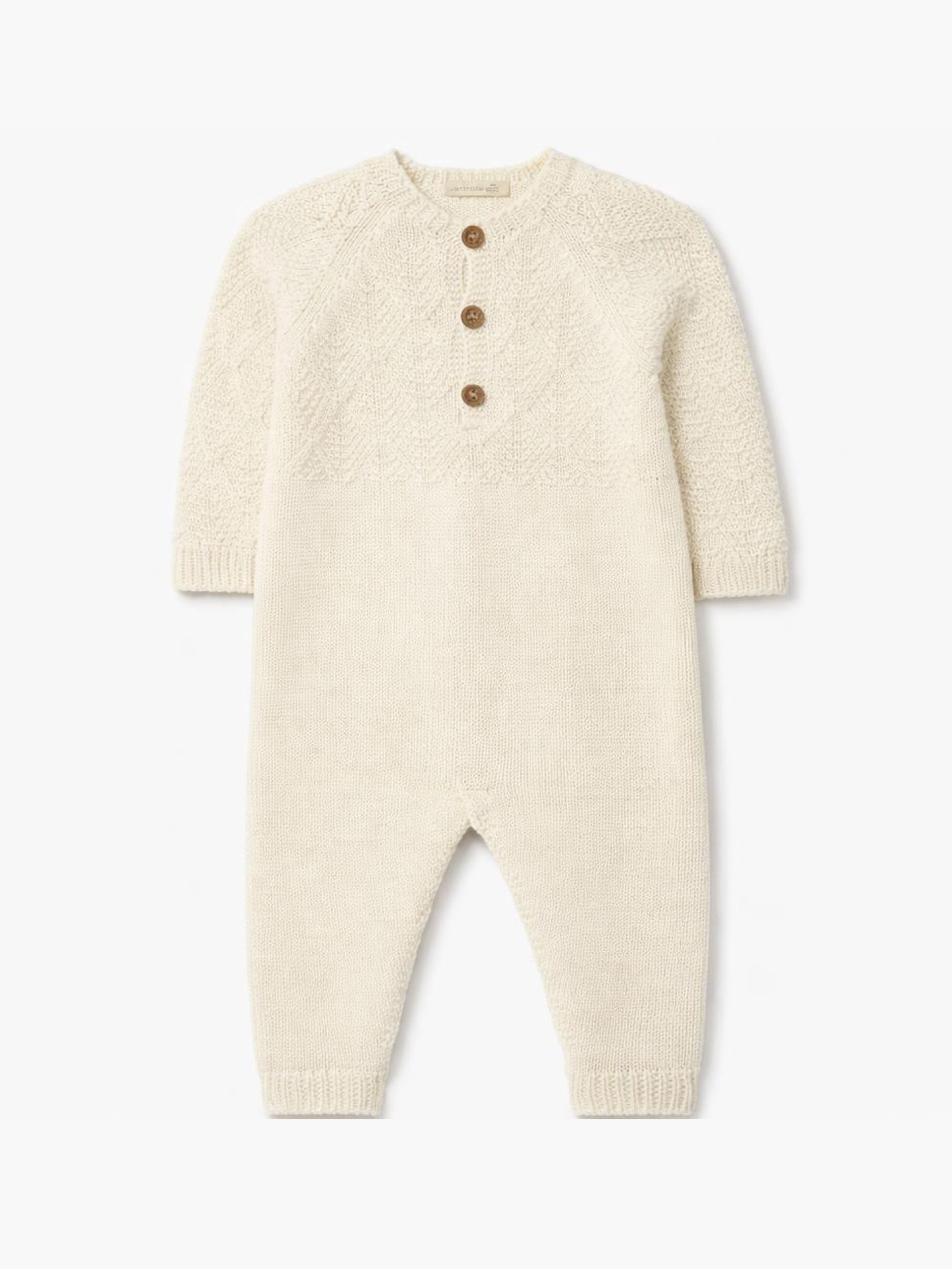 Knitted wool jumpsuit