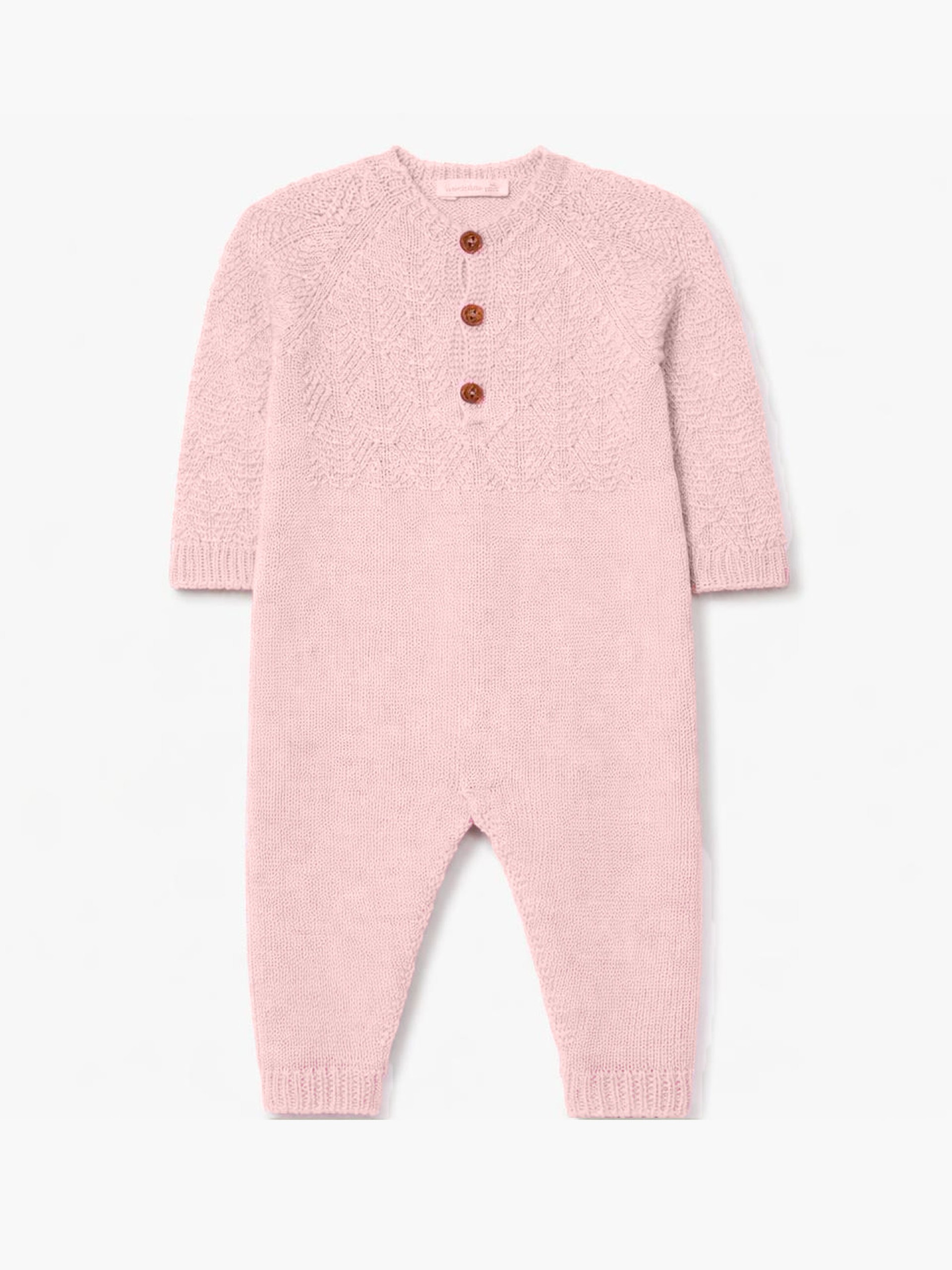 Knitted wool jumpsuit