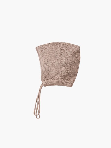 Knitted wool bonnet Knitted wool bonnet