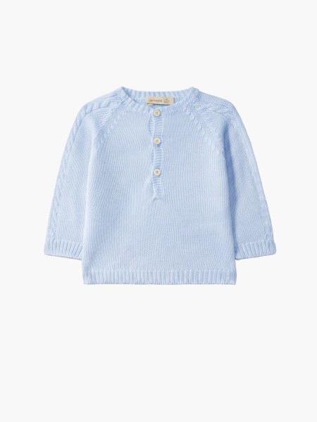 Knitted wool sweater