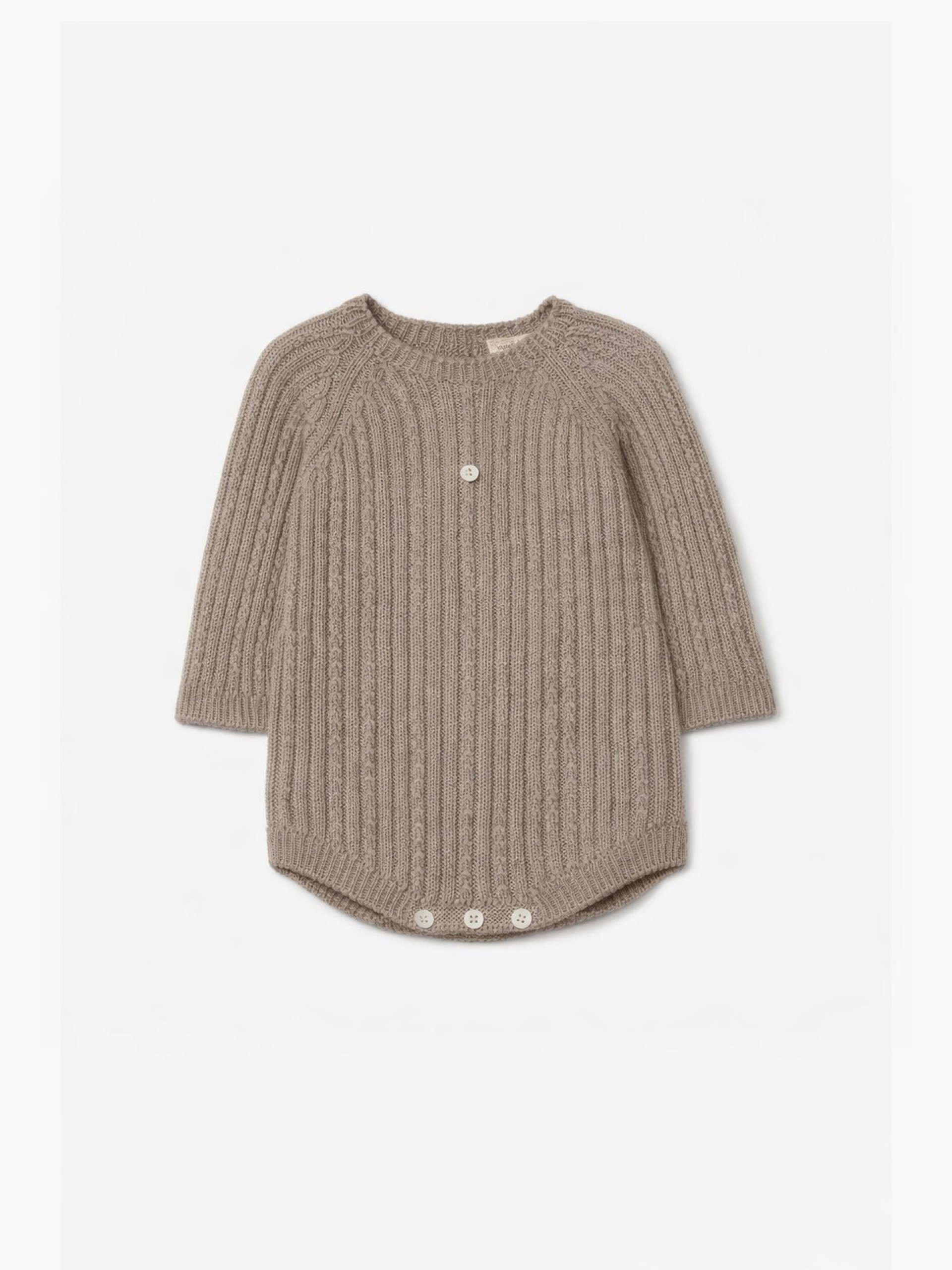 Knitted wool shortie