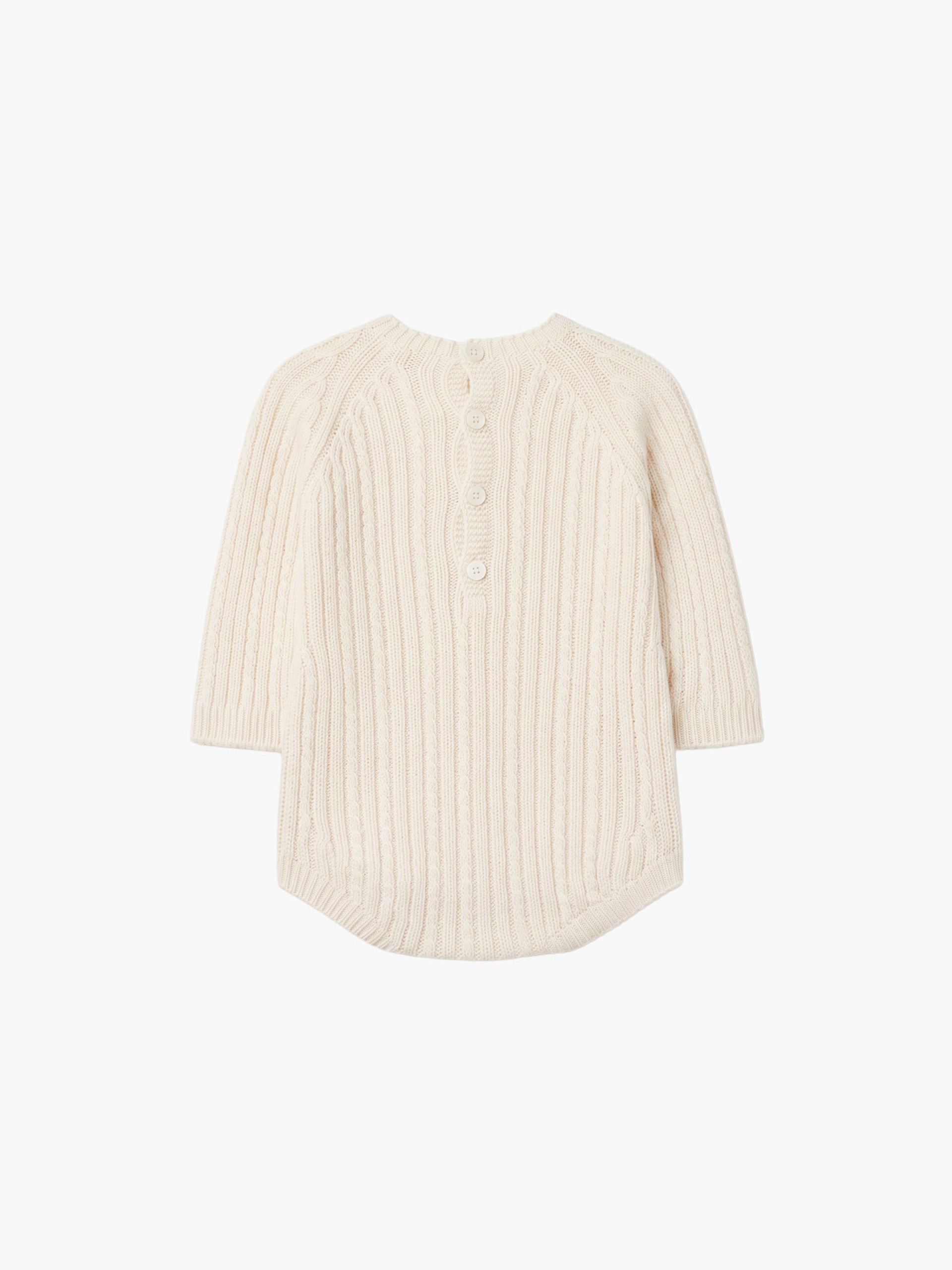 Knitted wool shortie