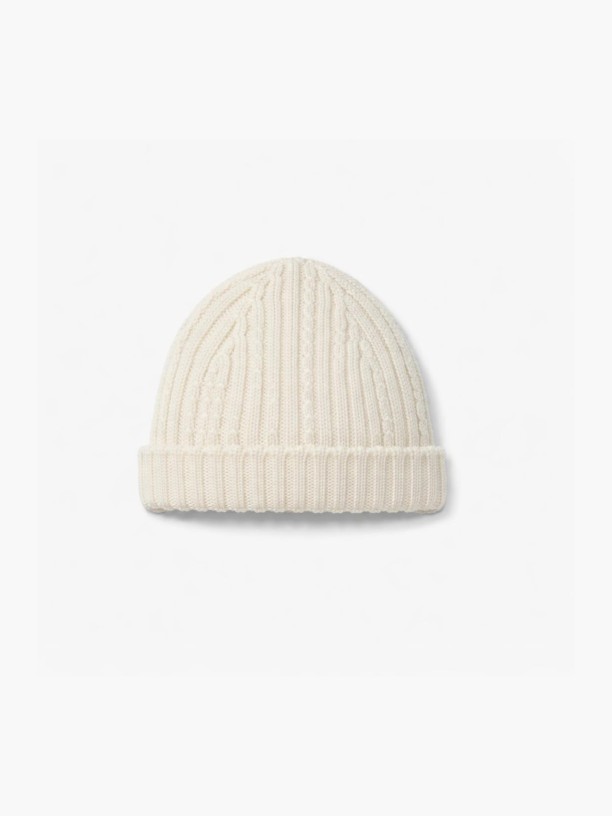Knitted wool beanie Knitted wool beanie