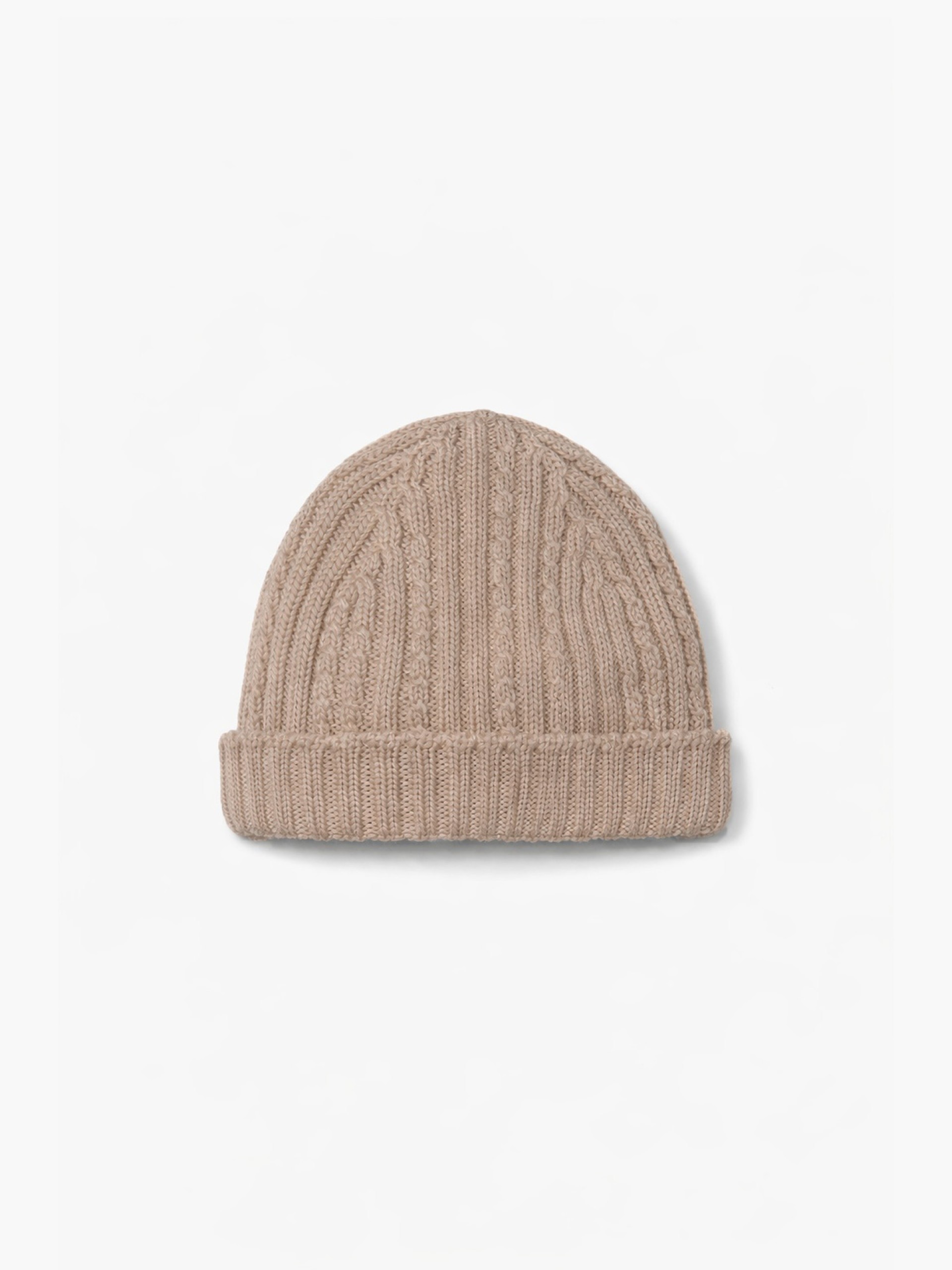 Knitted wool beanie