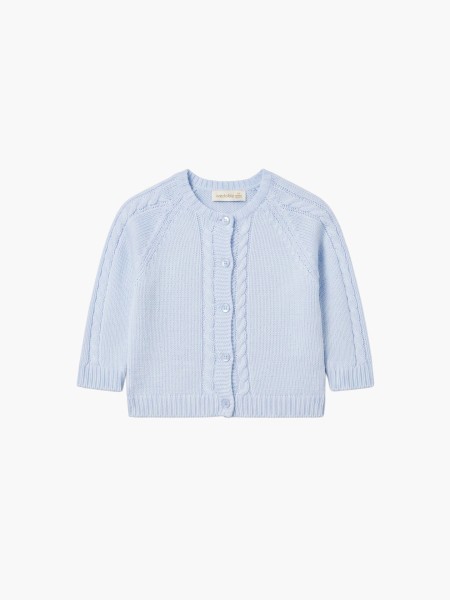 Knitted wool cardigan