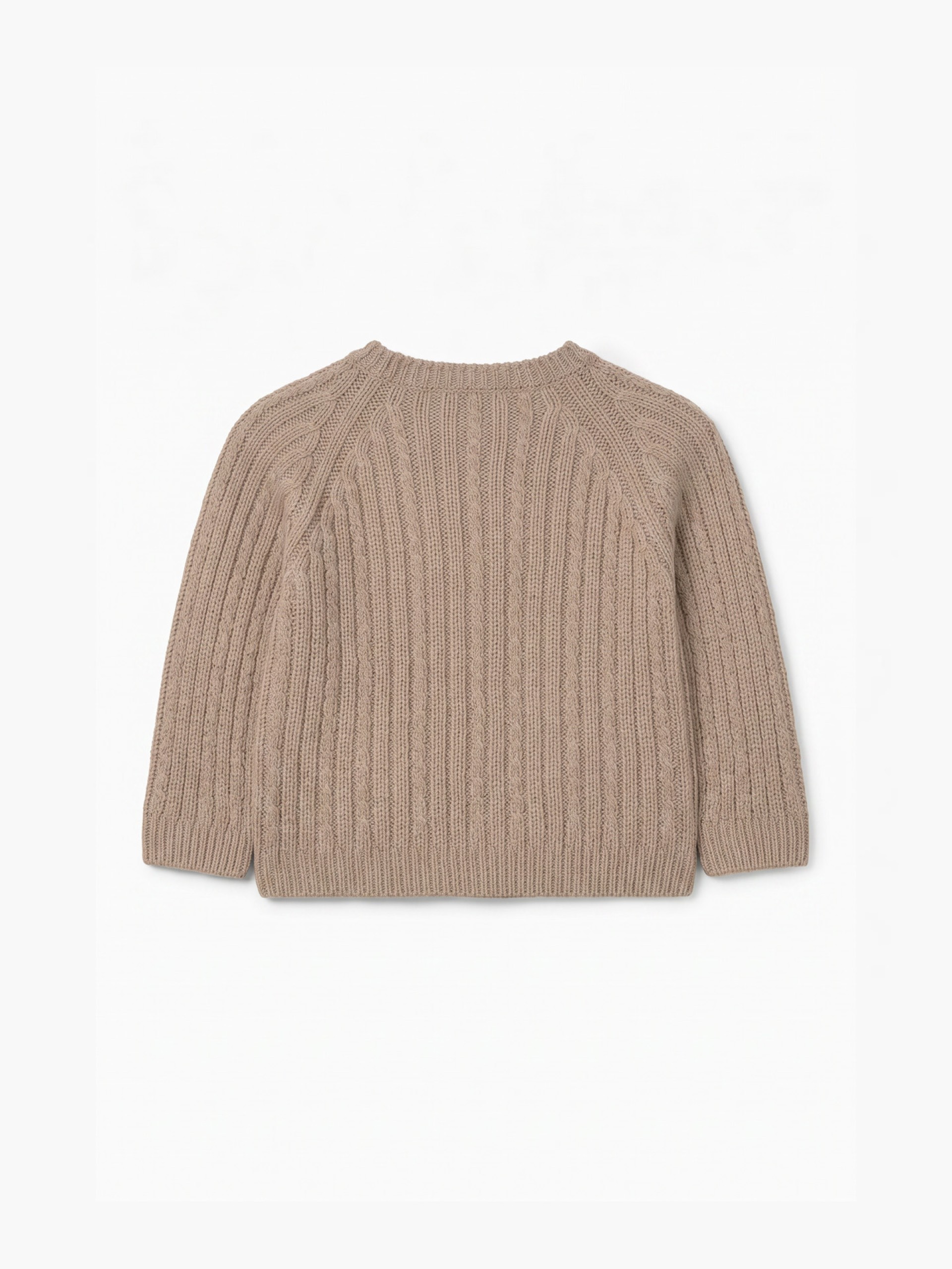 Knitted wool cardigan