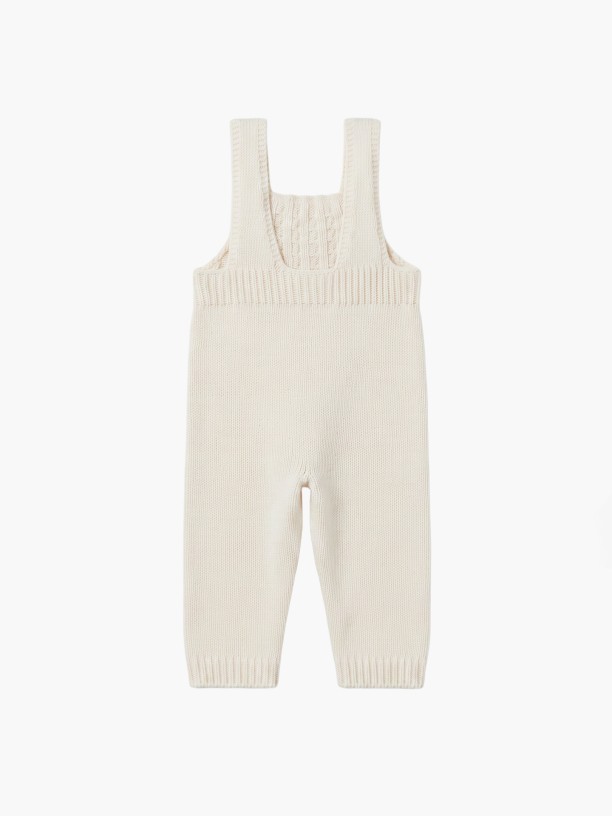 Knitted wool dungarees Knitted wool dungarees