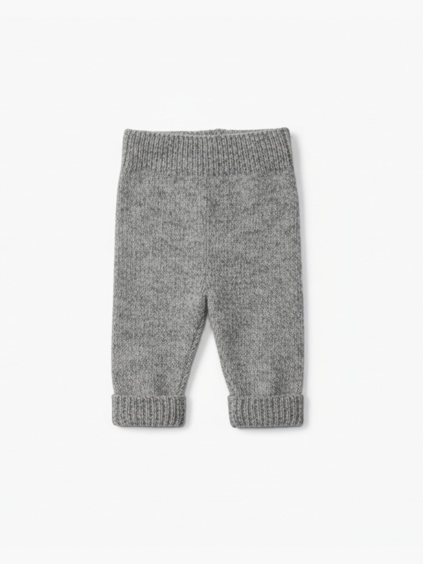 Knitted wool trousers Knitted wool trousers