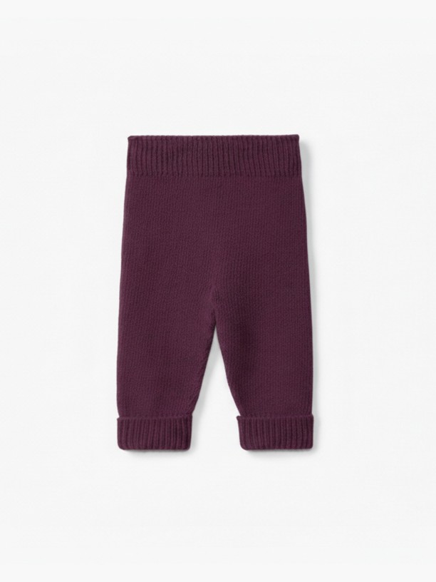 Knitted wool trousers Knitted wool trousers