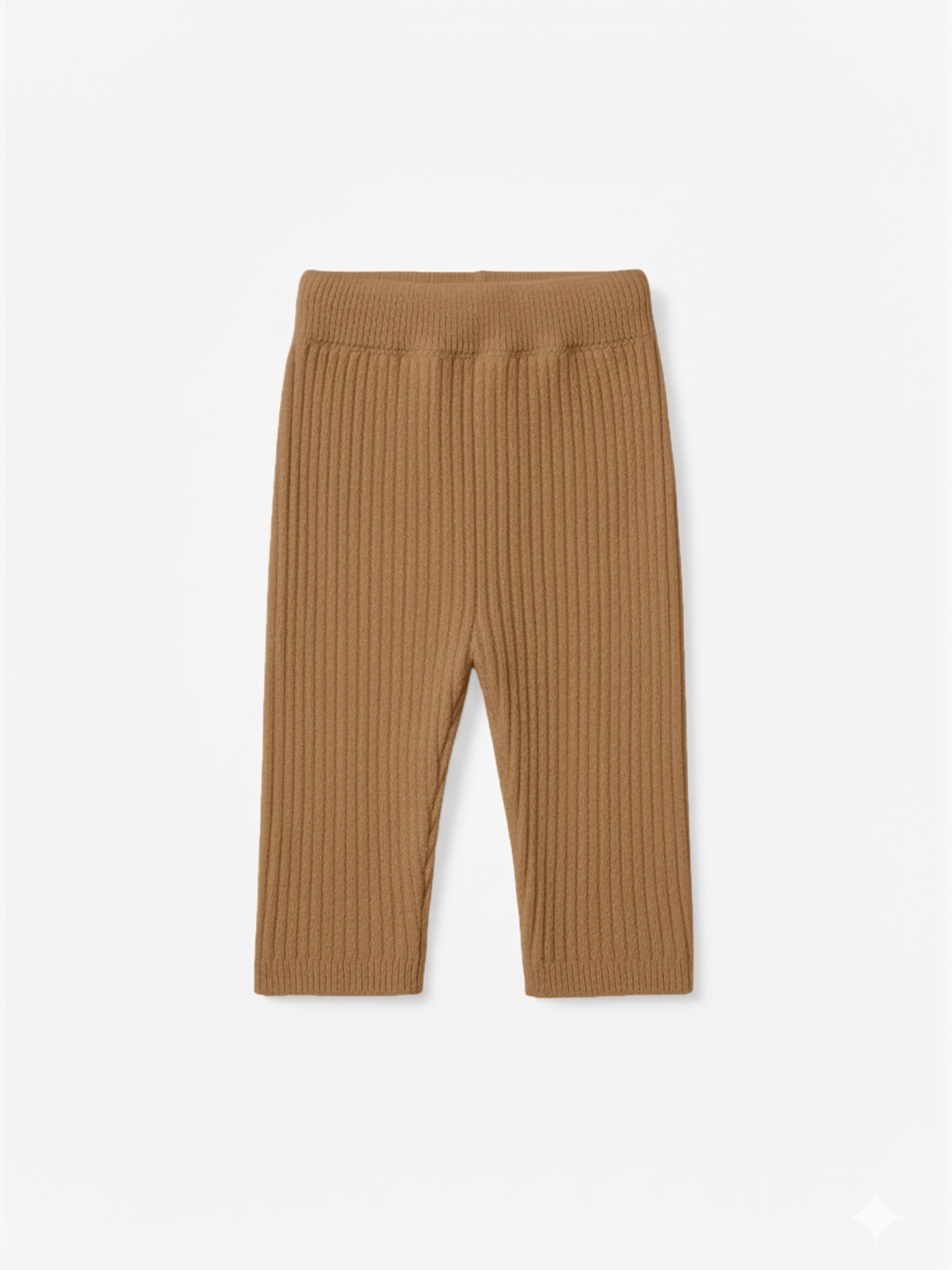 Knitted wool trousers