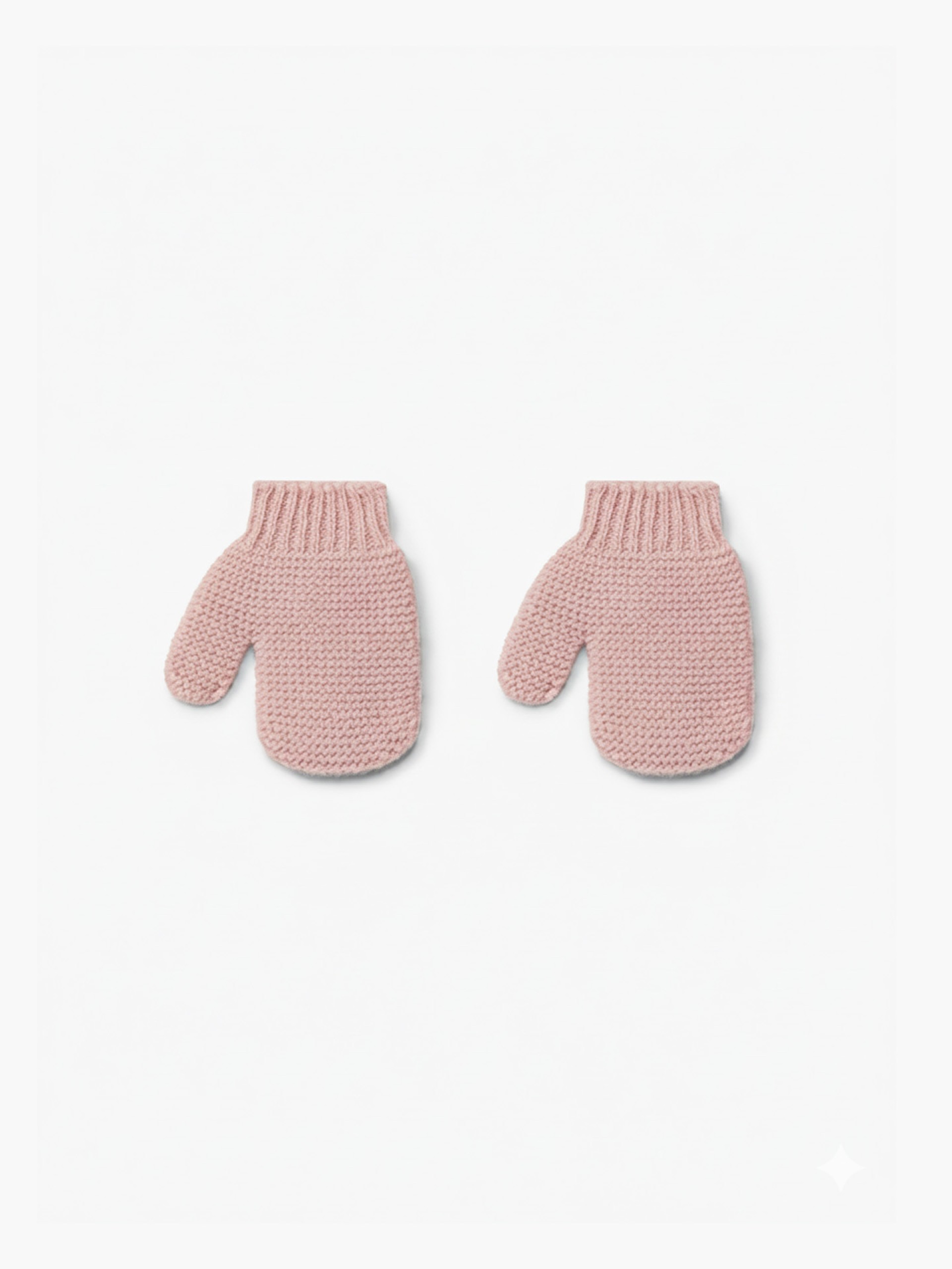Knitted mittens